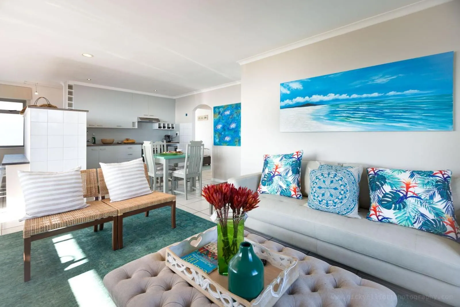 Living room in Watercolours Studios
