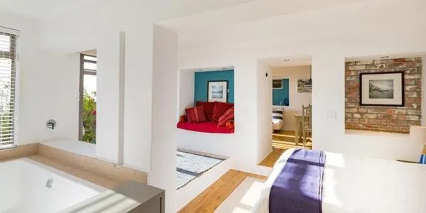 Bedroom, Bed in Watercolours Studios