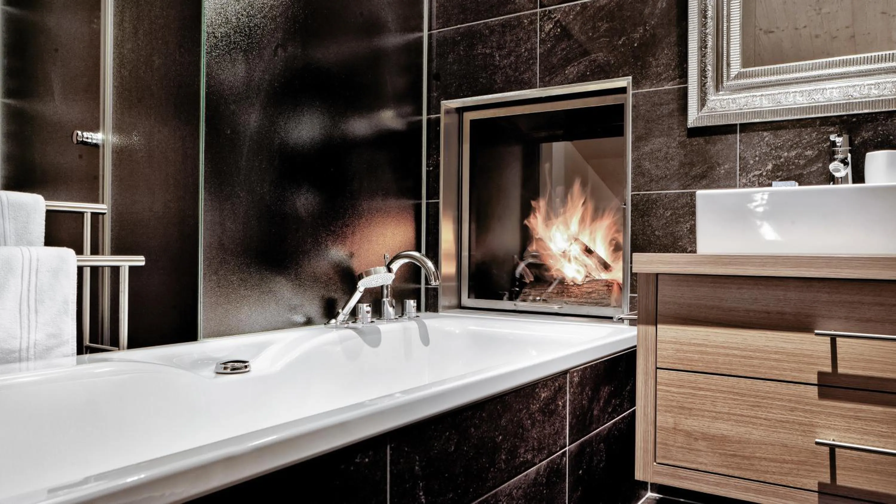 Bathroom in Valbella Resort