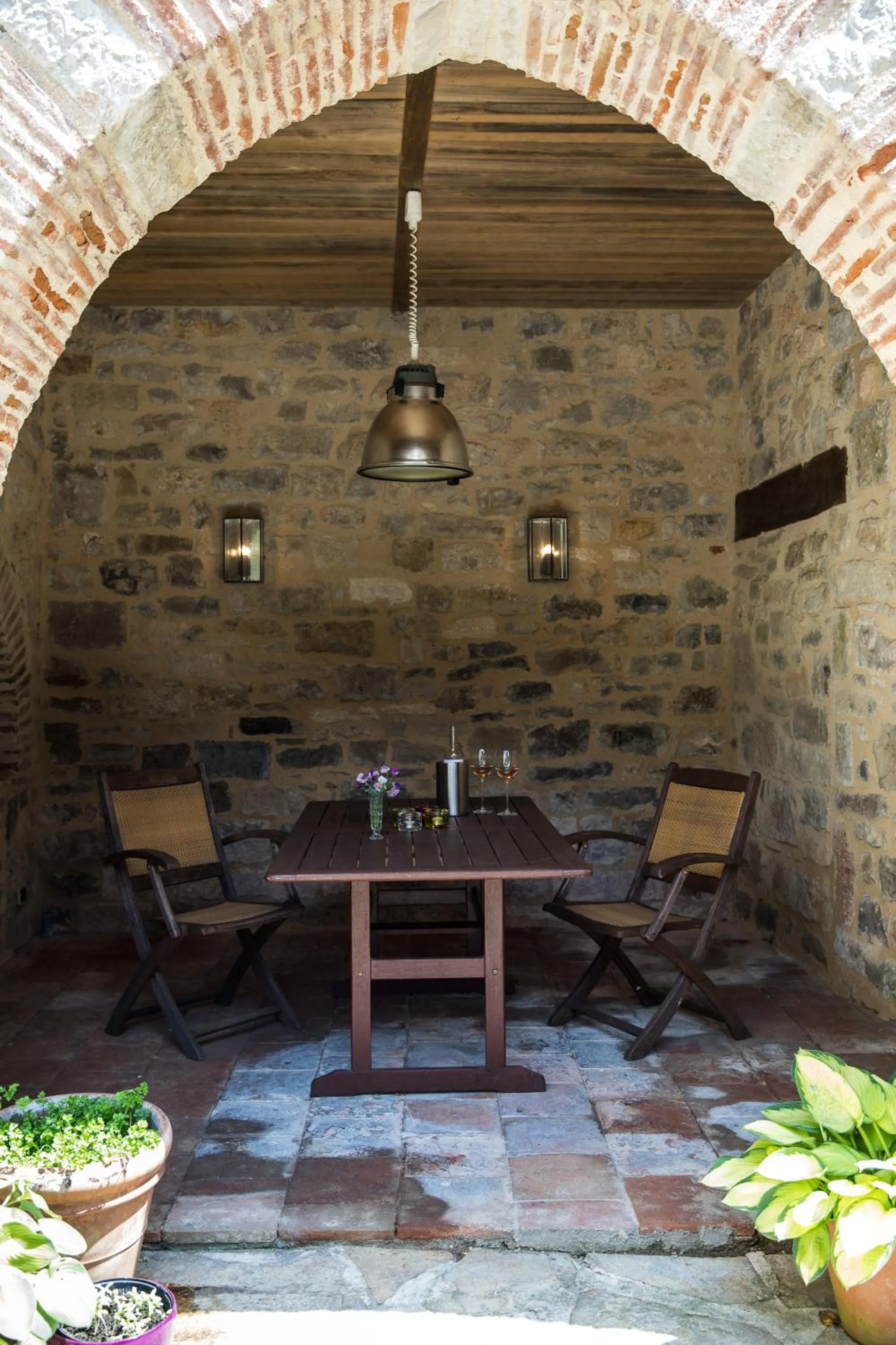 Patio in La Résidence Chambre d'Hotes