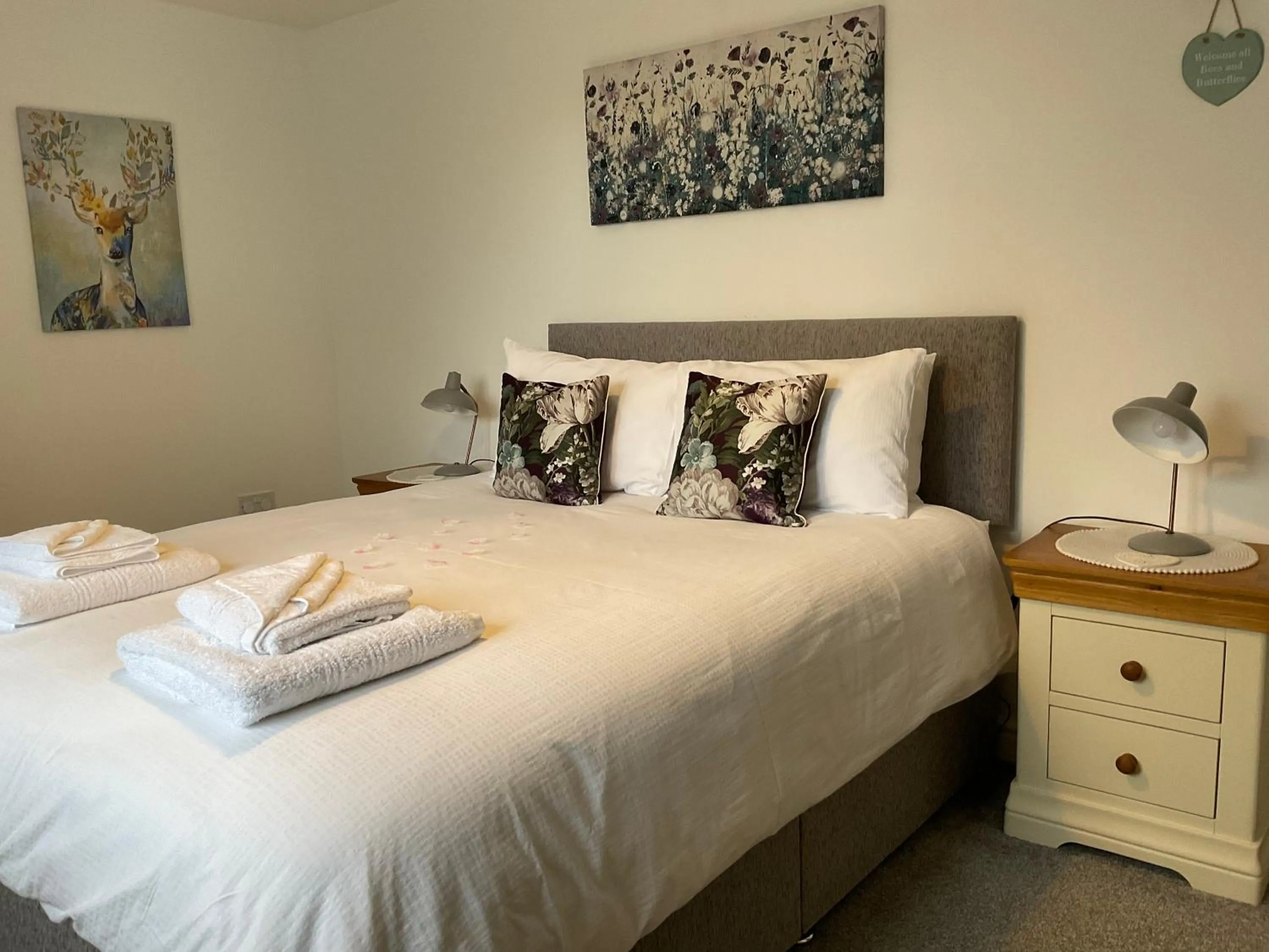 Bed in Anvil Cottage