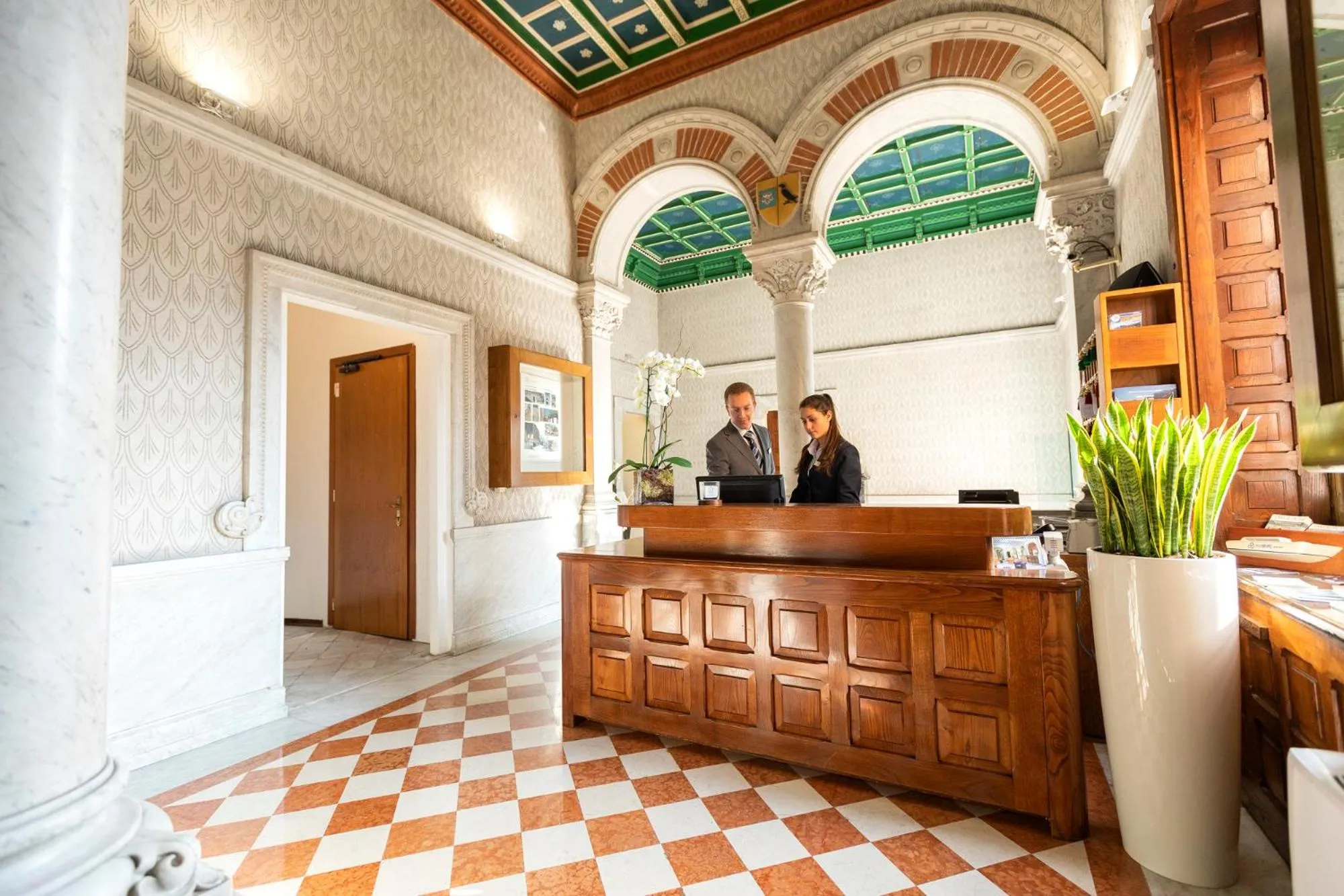 Lobby or reception in Hotel Villa Cipressi, by R Collection Hotels