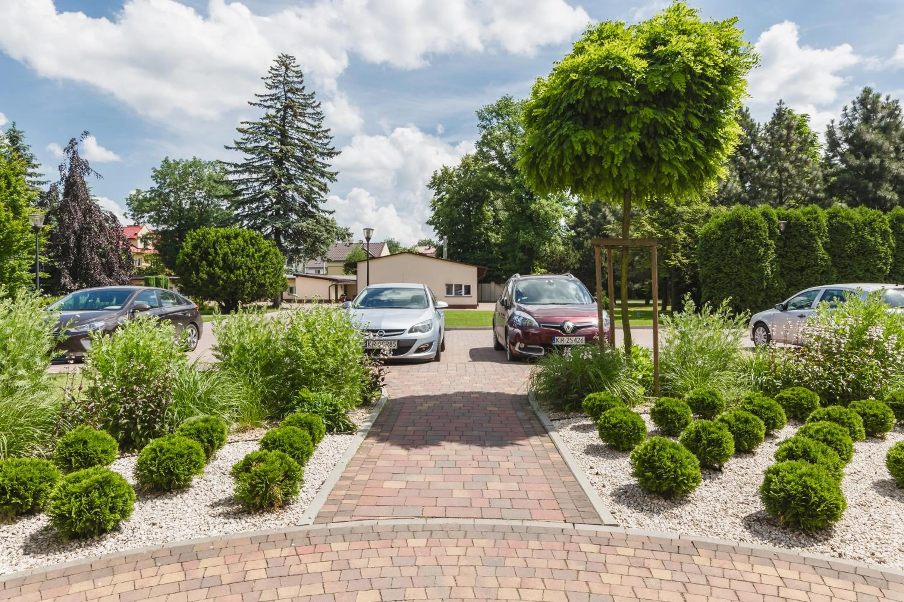 Garden in Domus Mater Hotel
