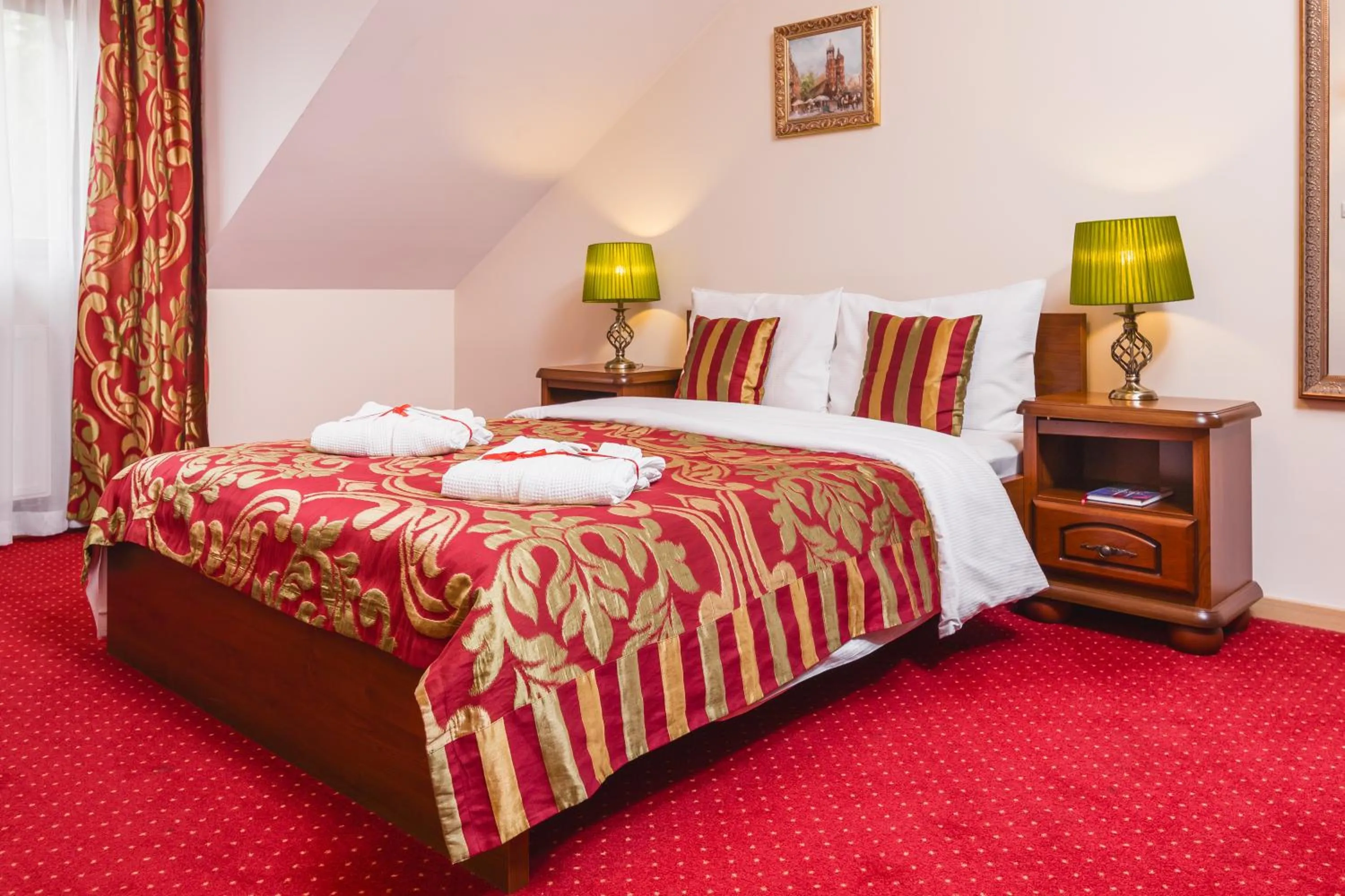 Bed in Domus Mater Hotel