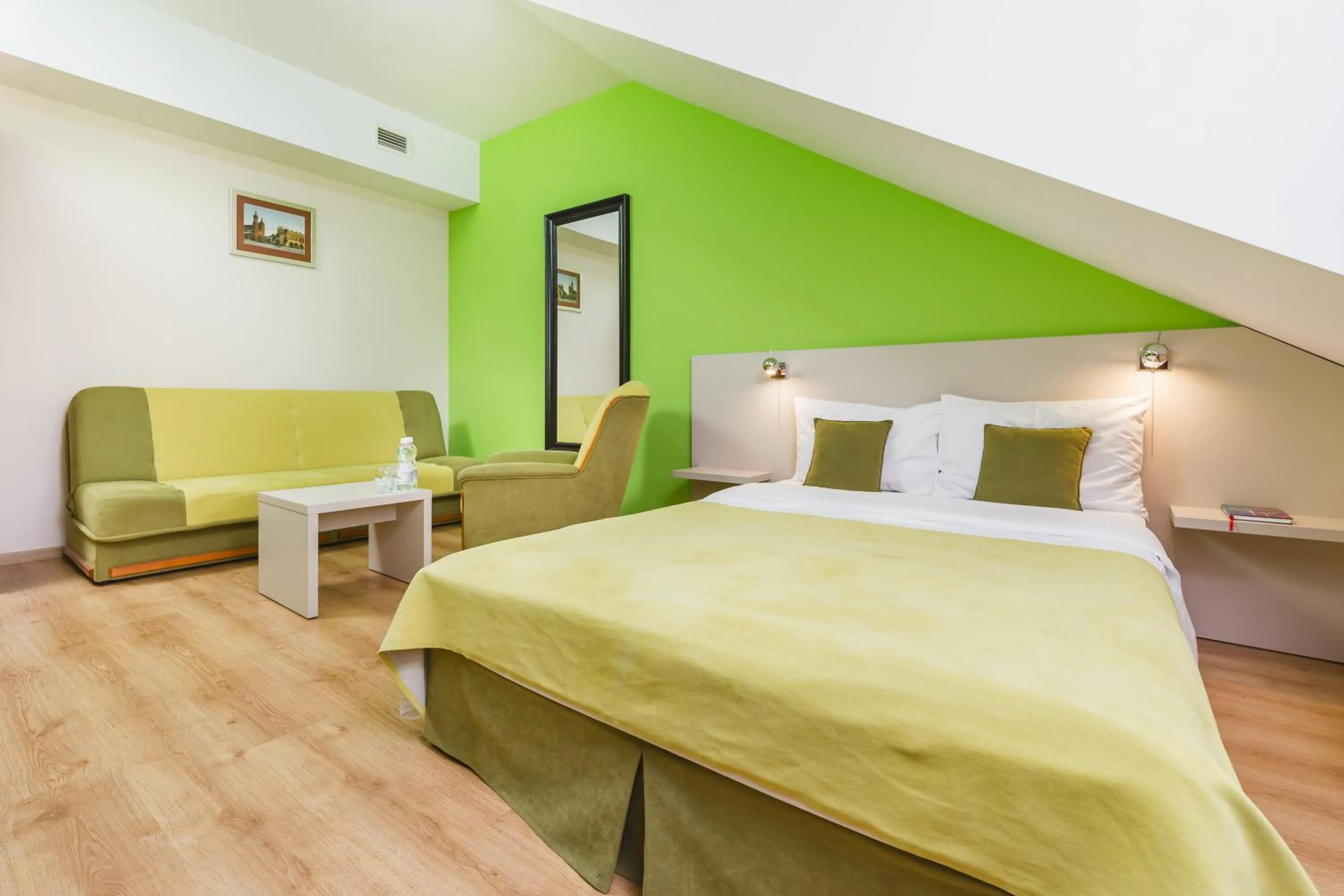 Bed in Domus Mater Hotel