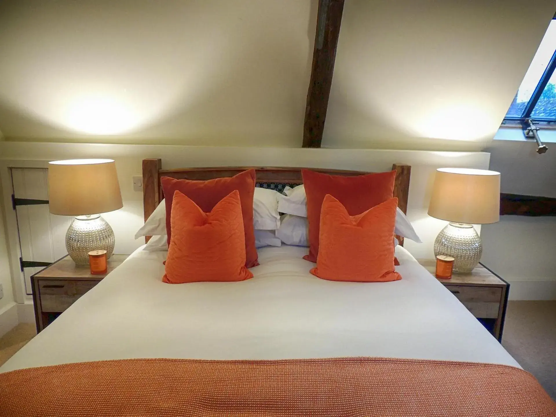 Bedroom, Bed in Century House Bedroom, Bed in Century House