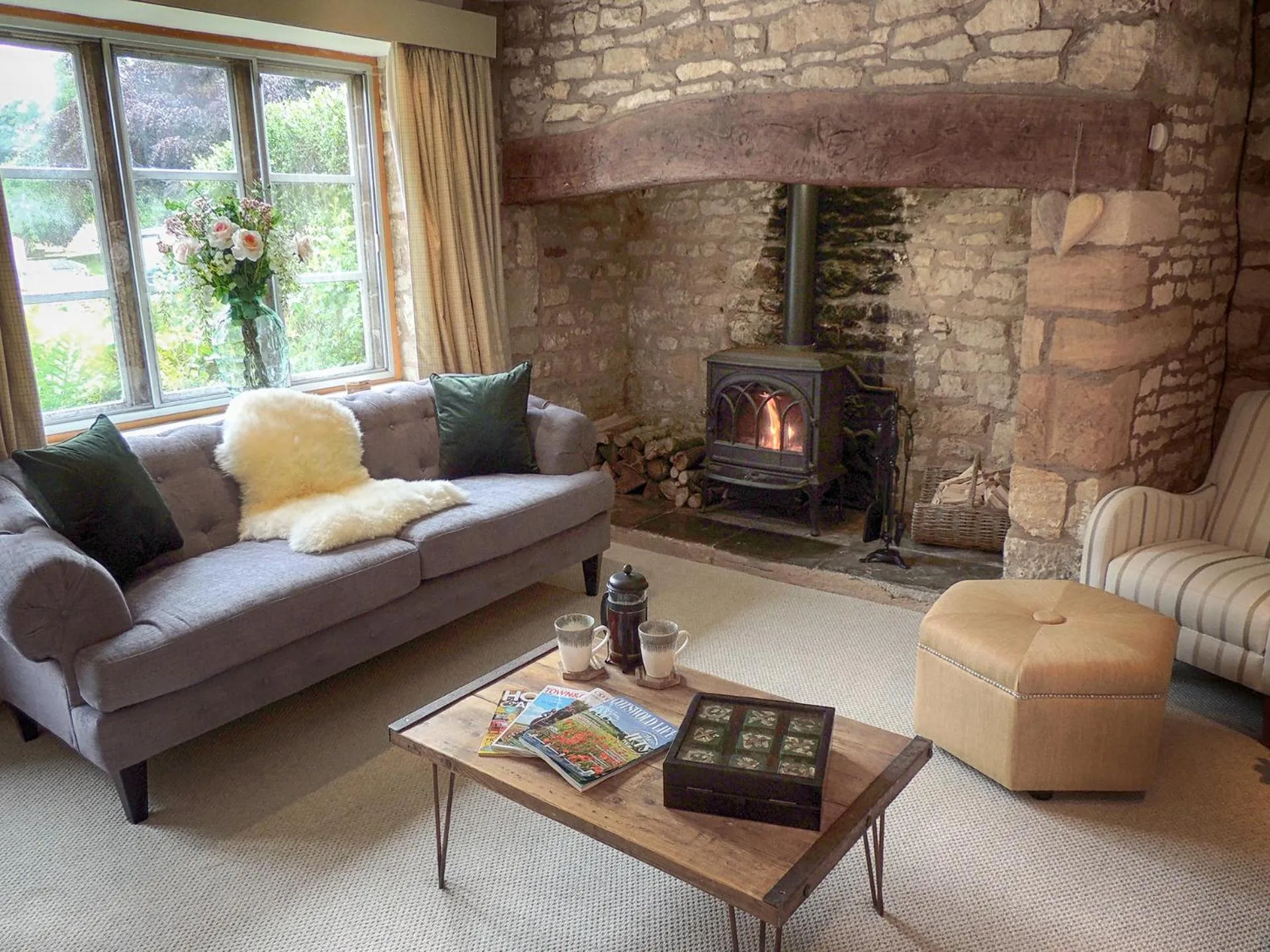 Living room in Century House