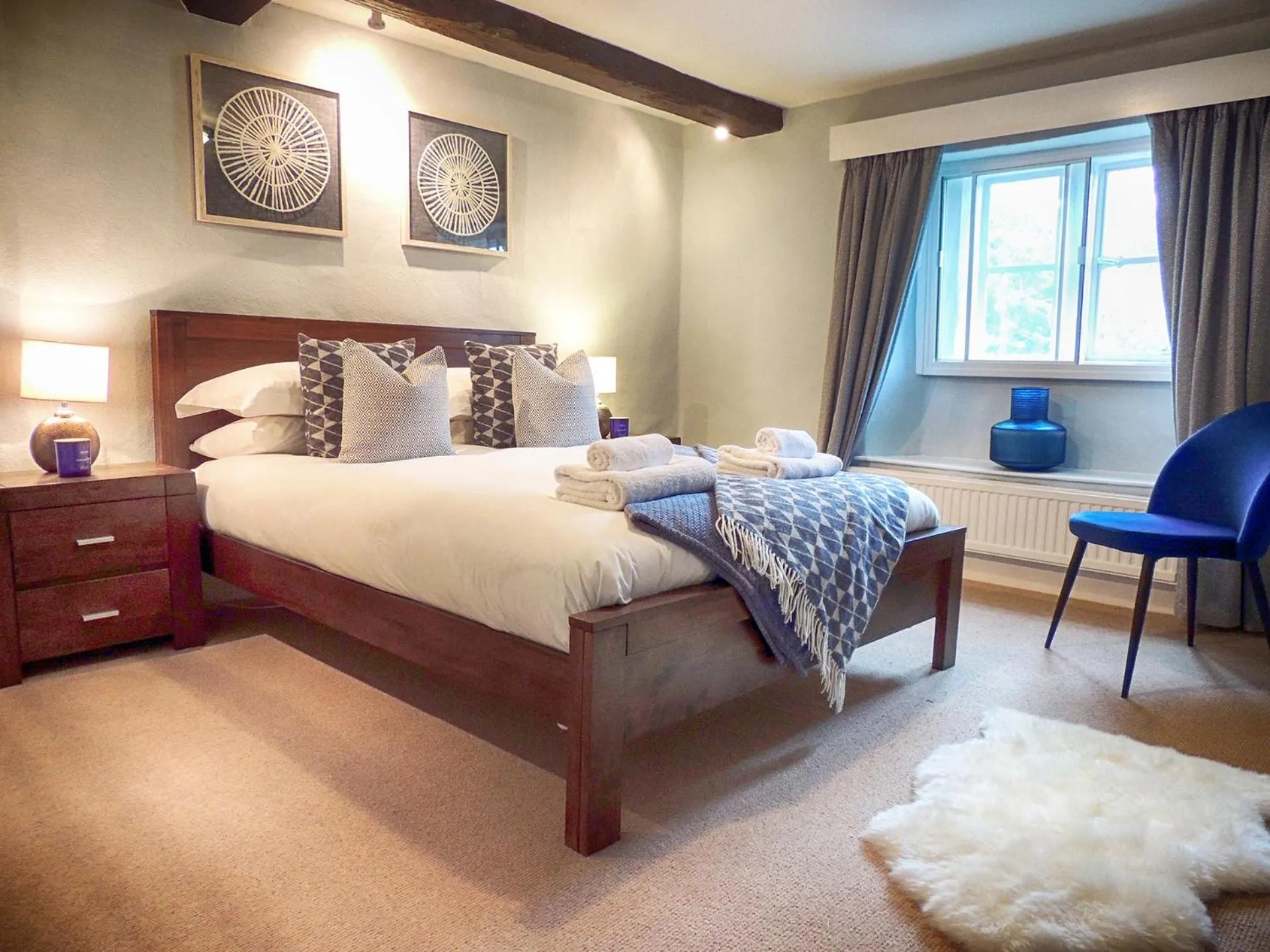 Bedroom, Bed in Century House