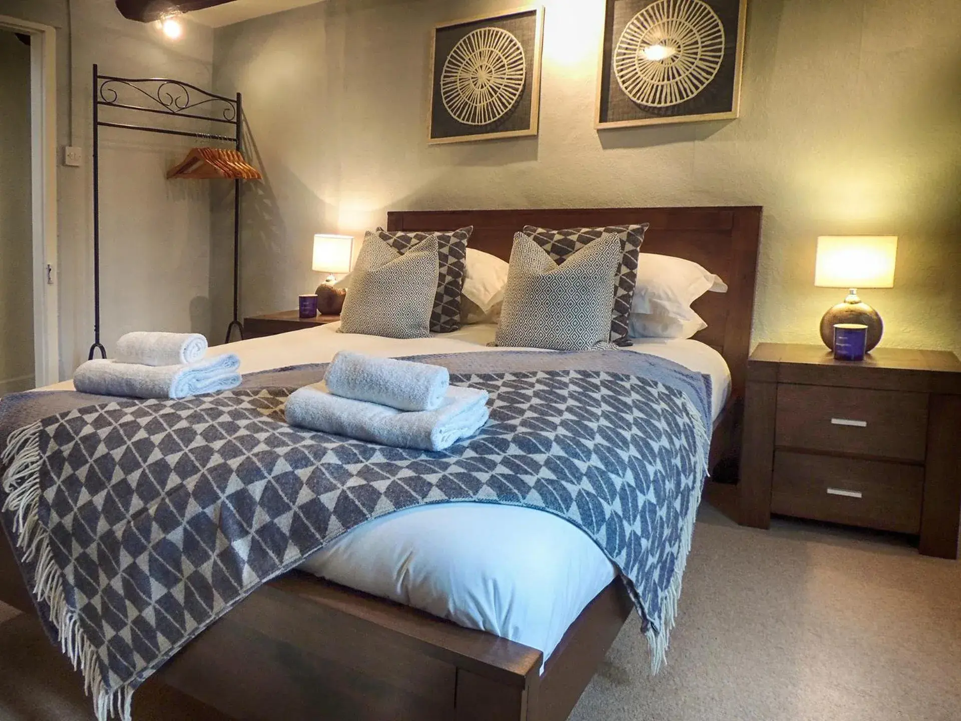 Bedroom, Bed in Century House Bedroom, Bed in Century House