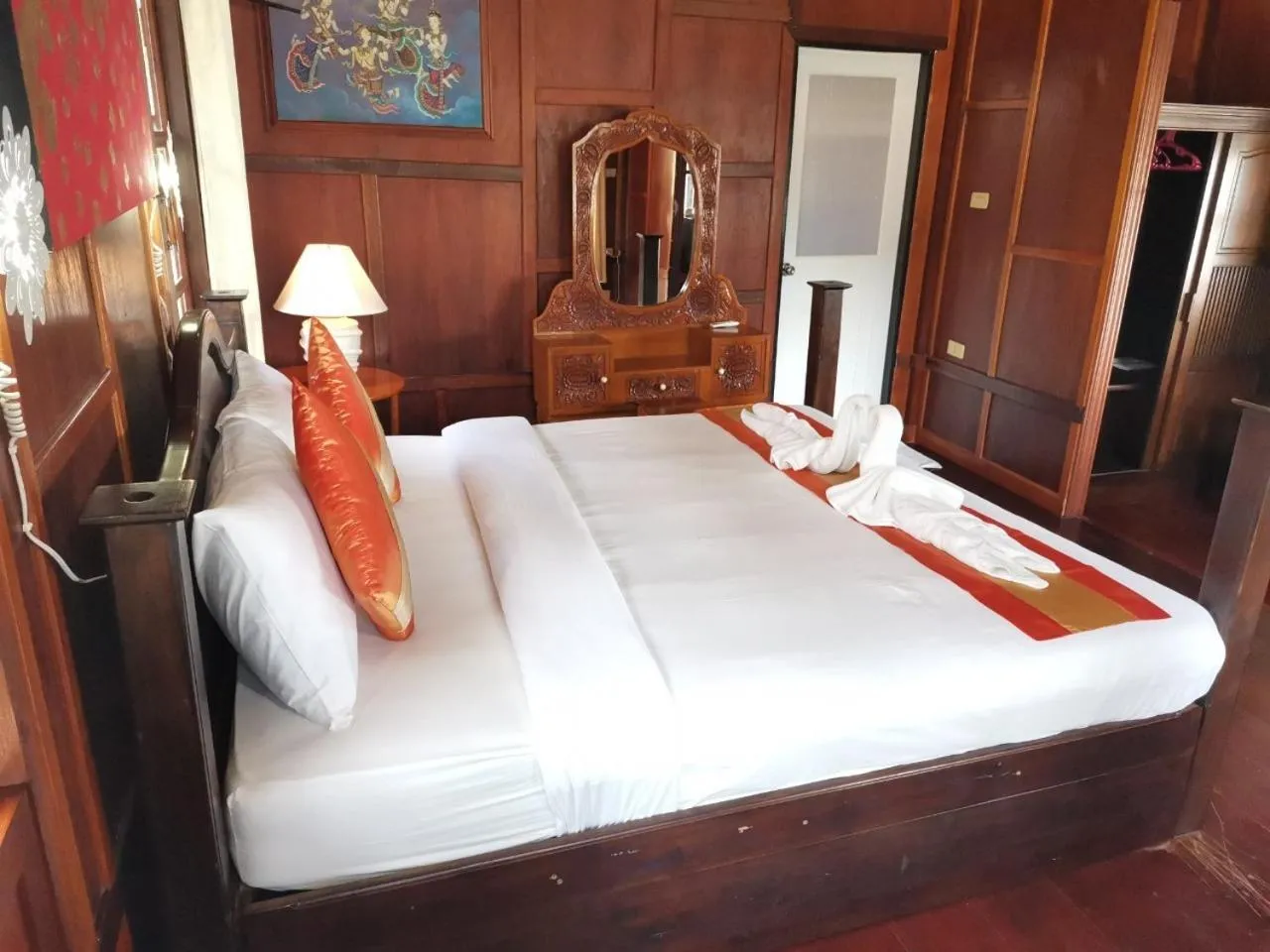 Bed in Grand Sea Beach Resort