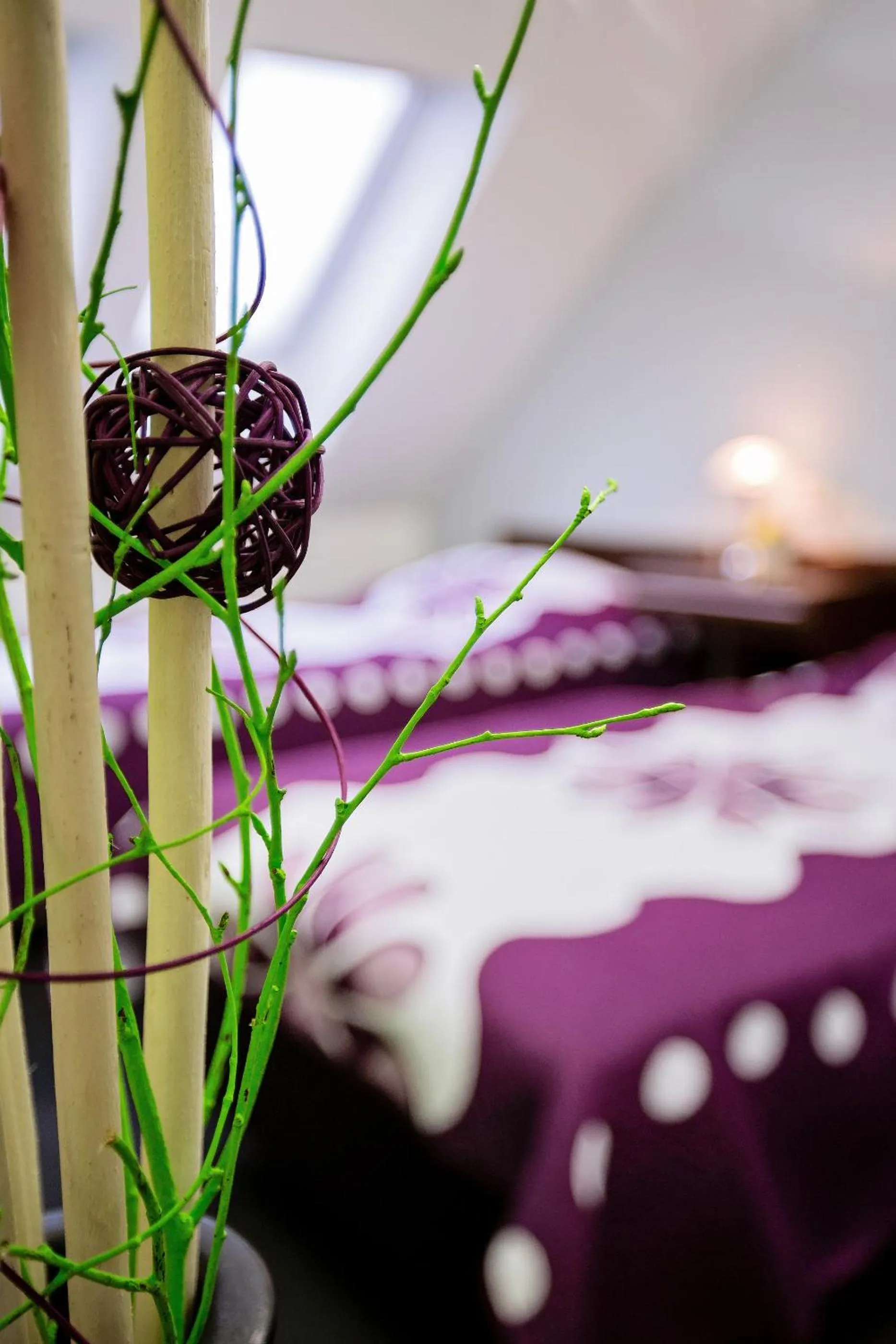 Decorative detail, Bed in Bona Serva