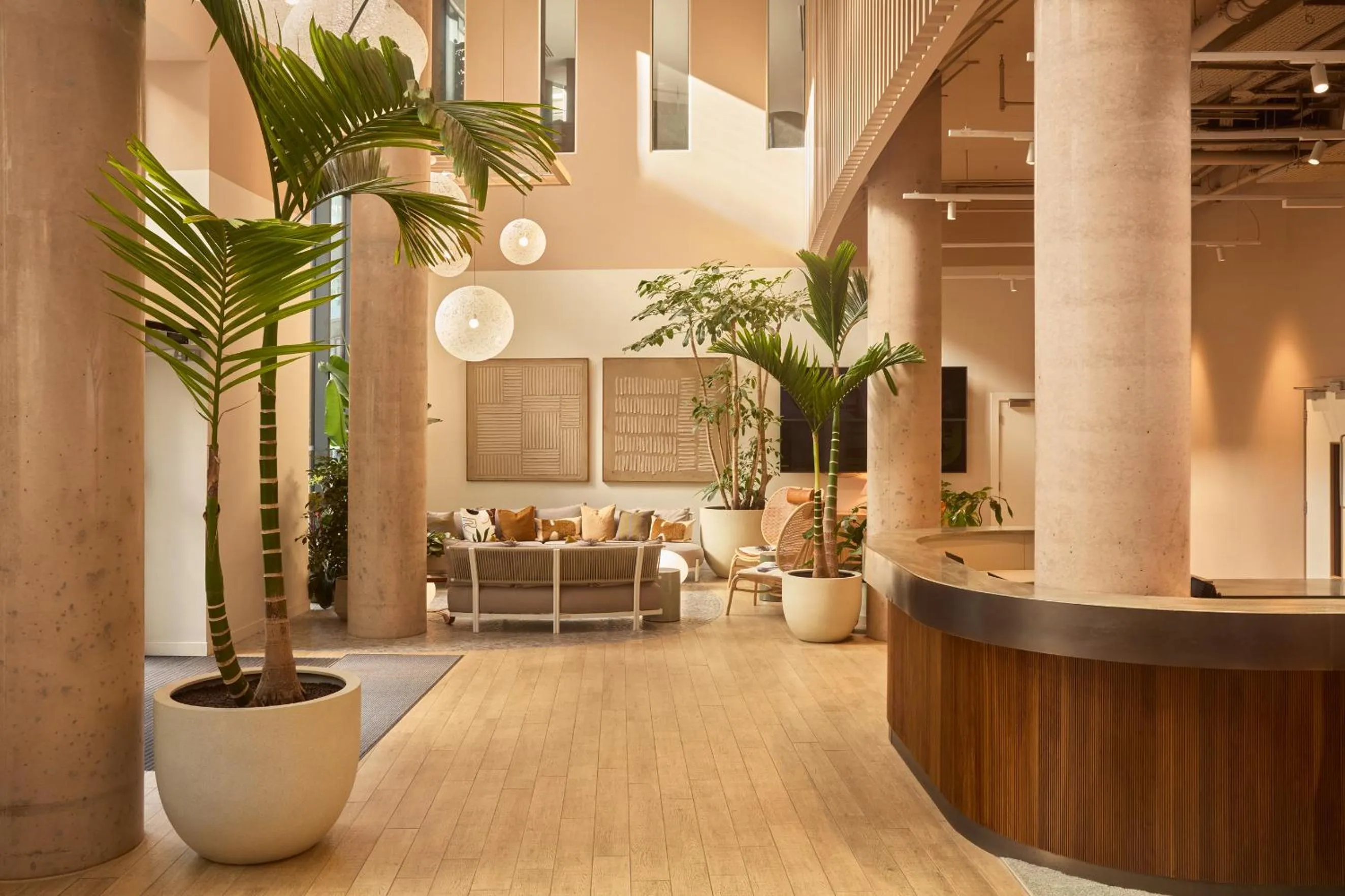 Lobby or reception in ARK Canary Wharf