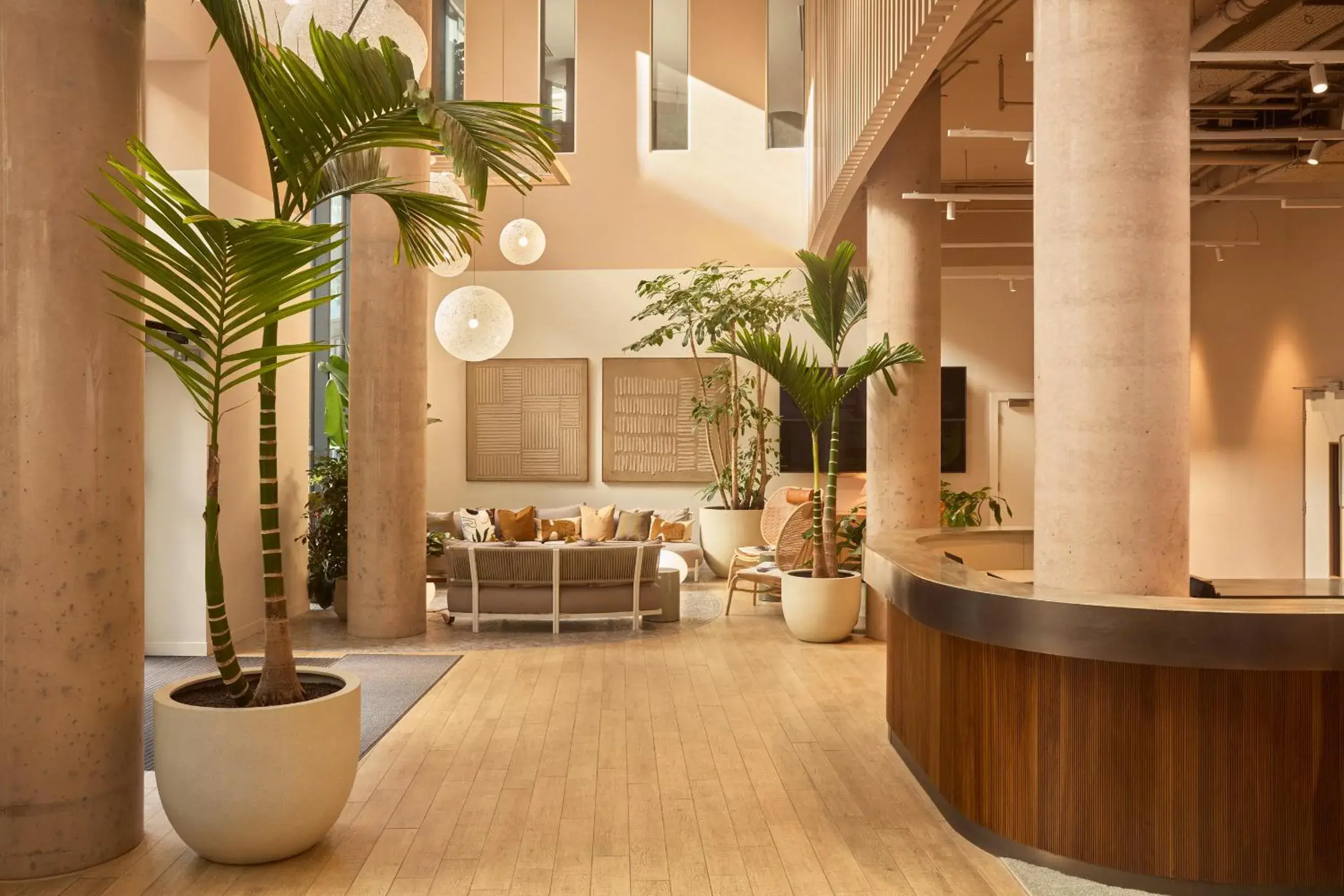 Lobby or reception in ARK Canary Wharf Lobby or reception in ARK Canary Wharf