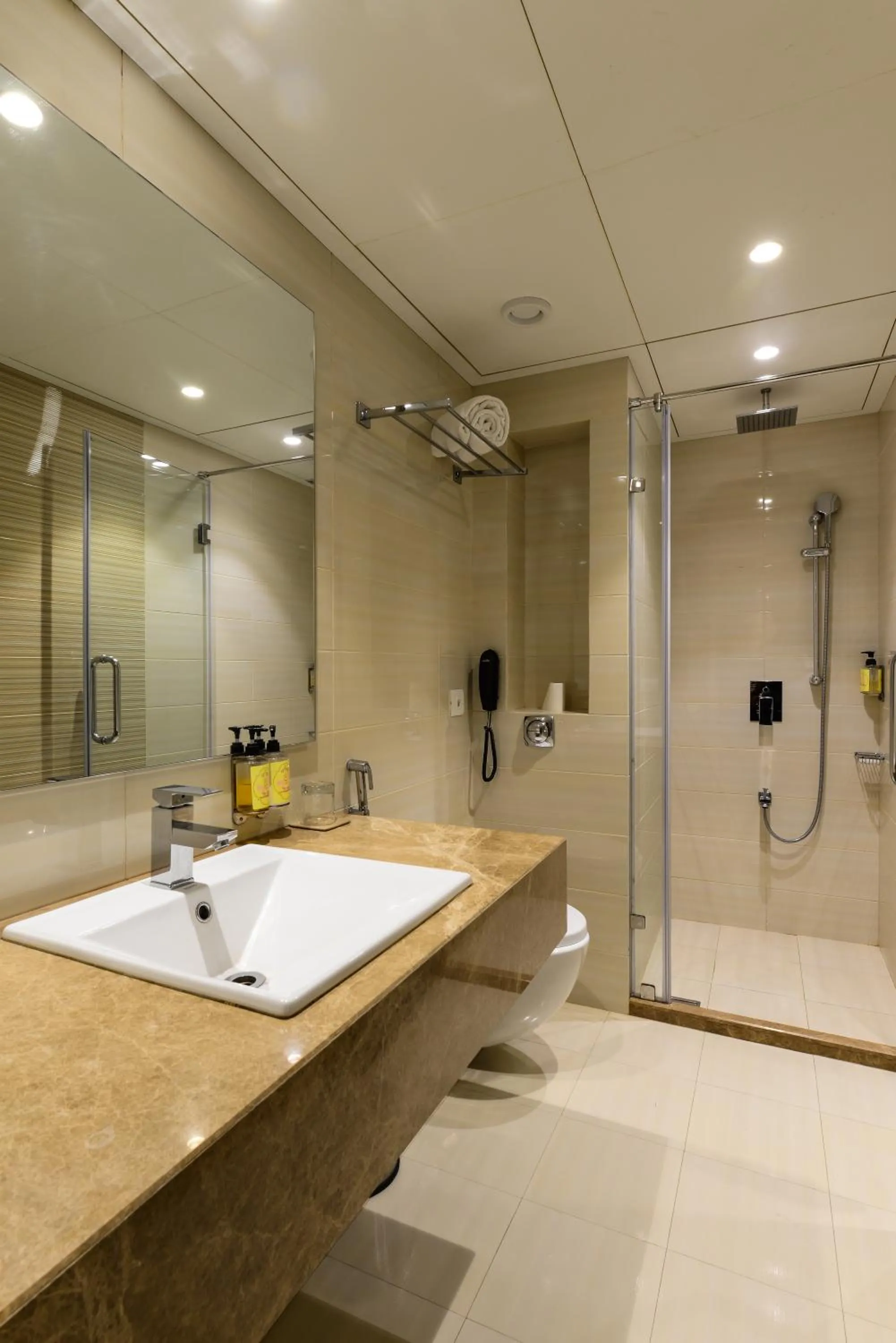 Bathroom in Lemon Tree Premier “The Atrium” Ahmedabad