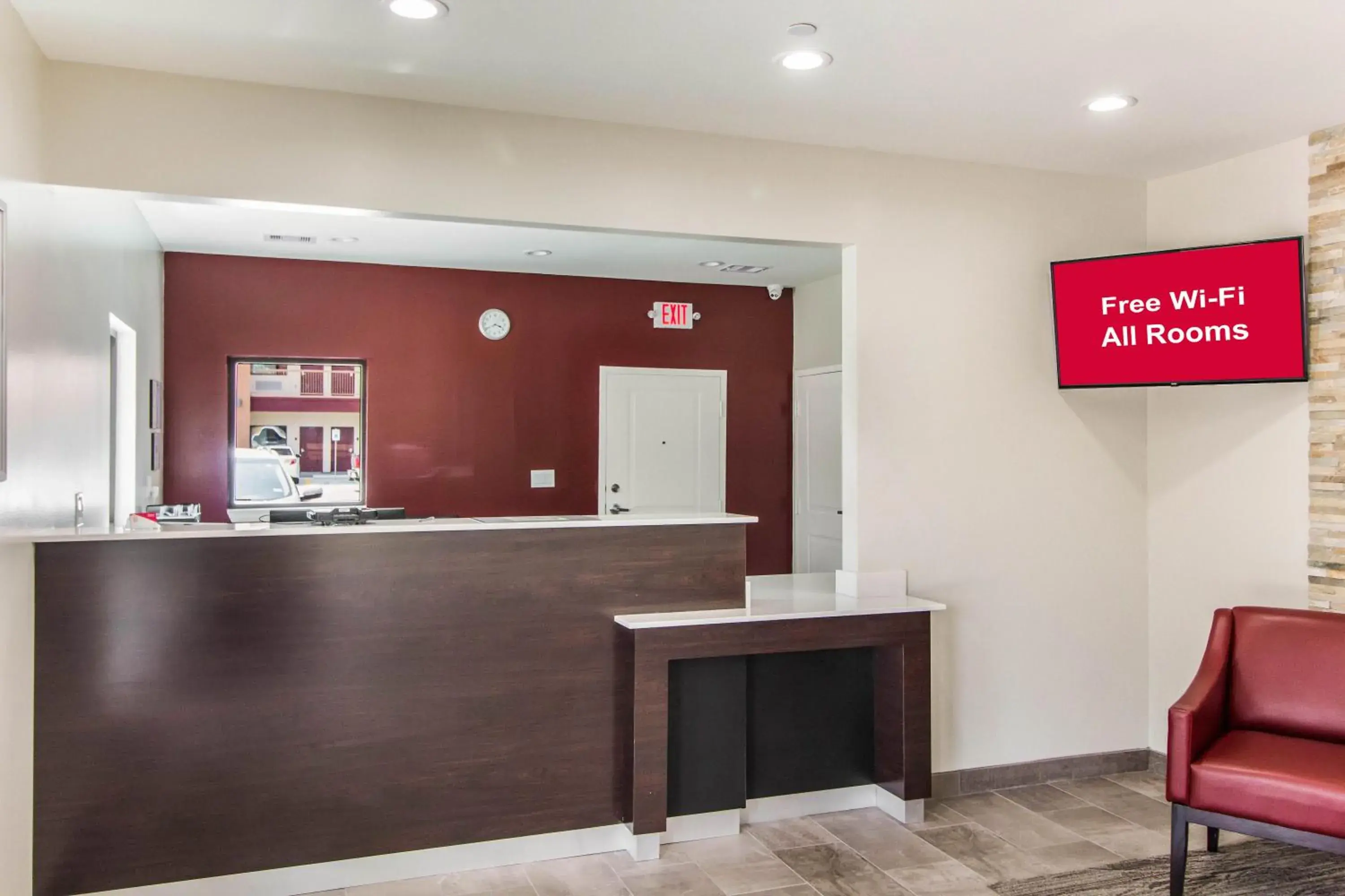Lobby or reception in Red Roof Inn Houston - Willowbrook Lobby or reception in Red Roof Inn Houston - Willowbrook