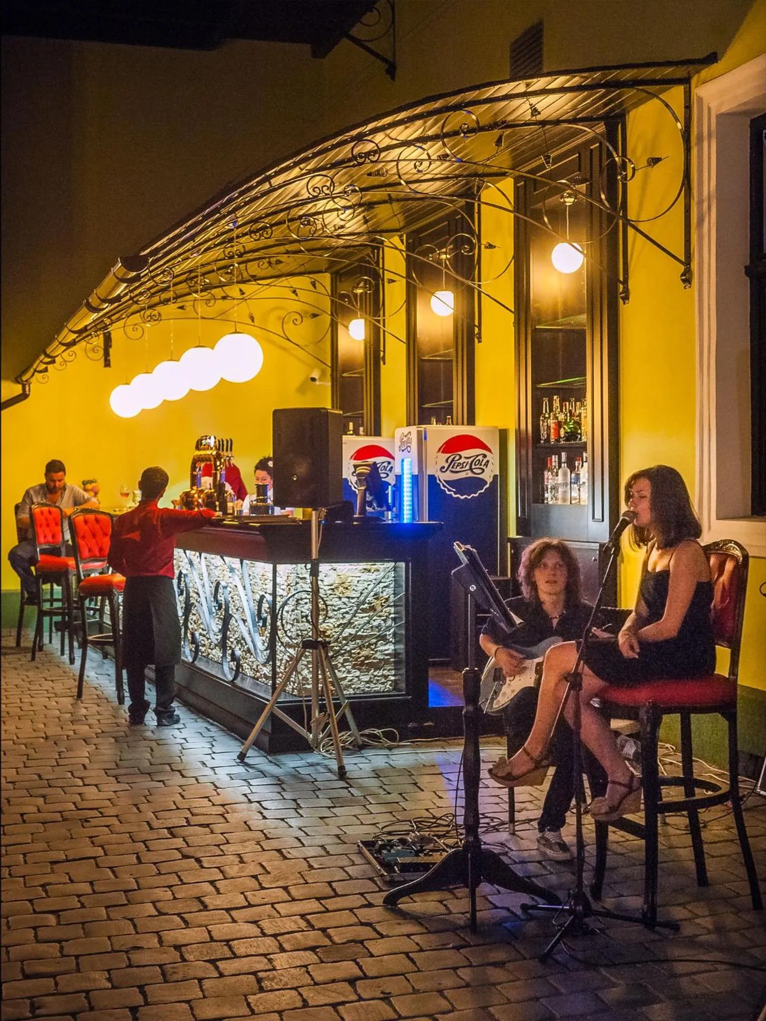 Lounge or bar in Hotel Central Park Sighisoara