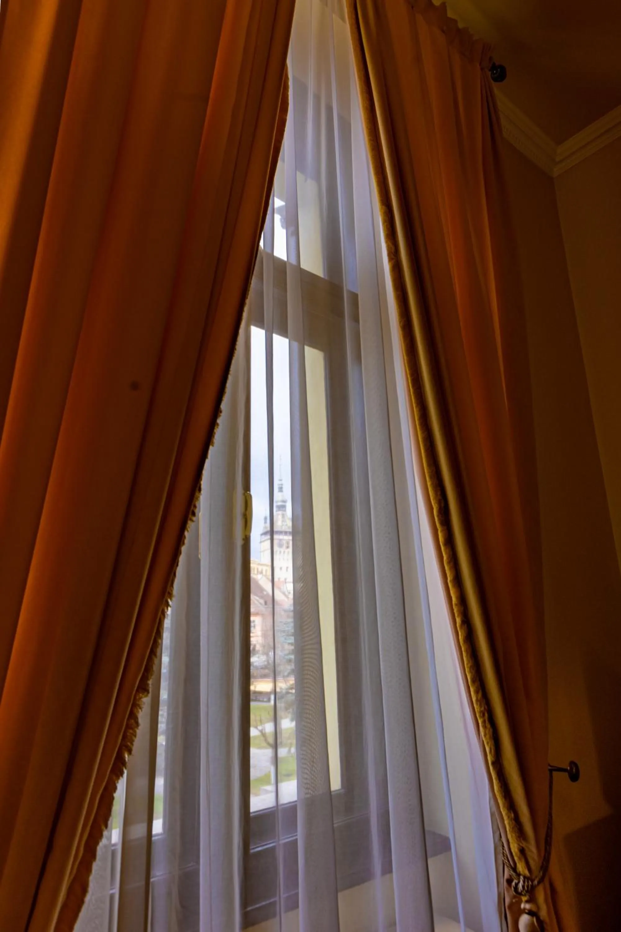 City view in Hotel Central Park Sighisoara