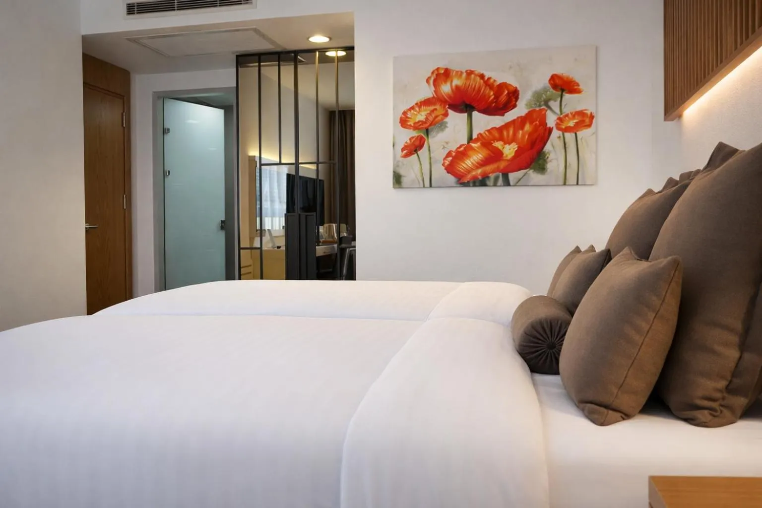 Bed in Hotel Bayer's