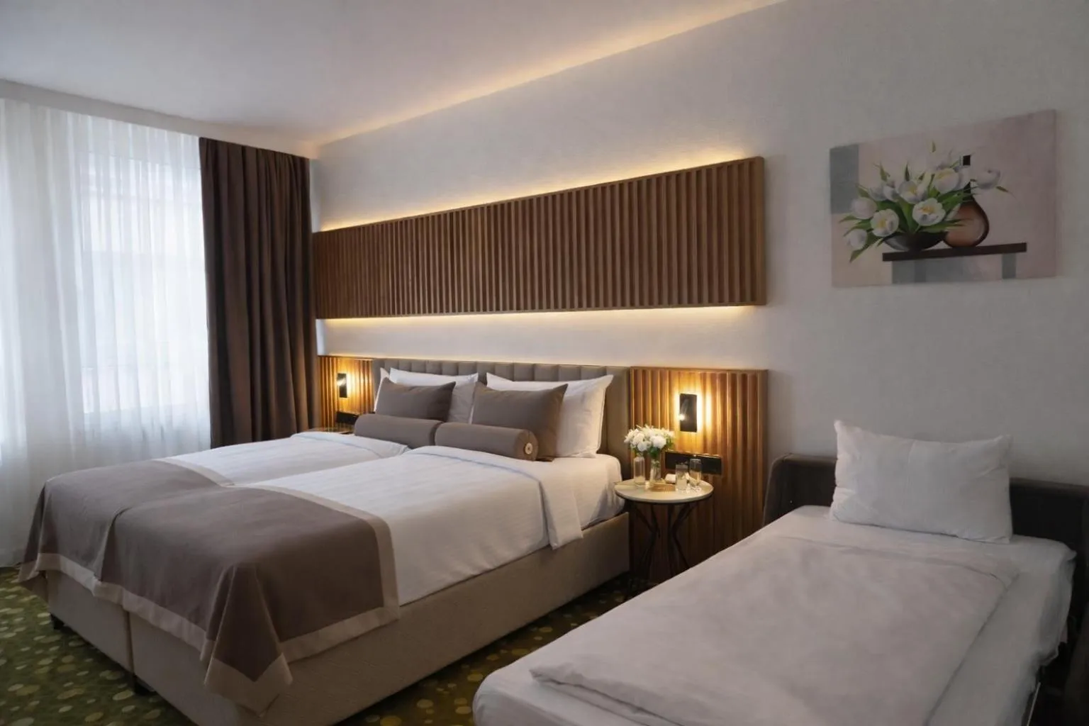 Bed in Hotel Bayer's