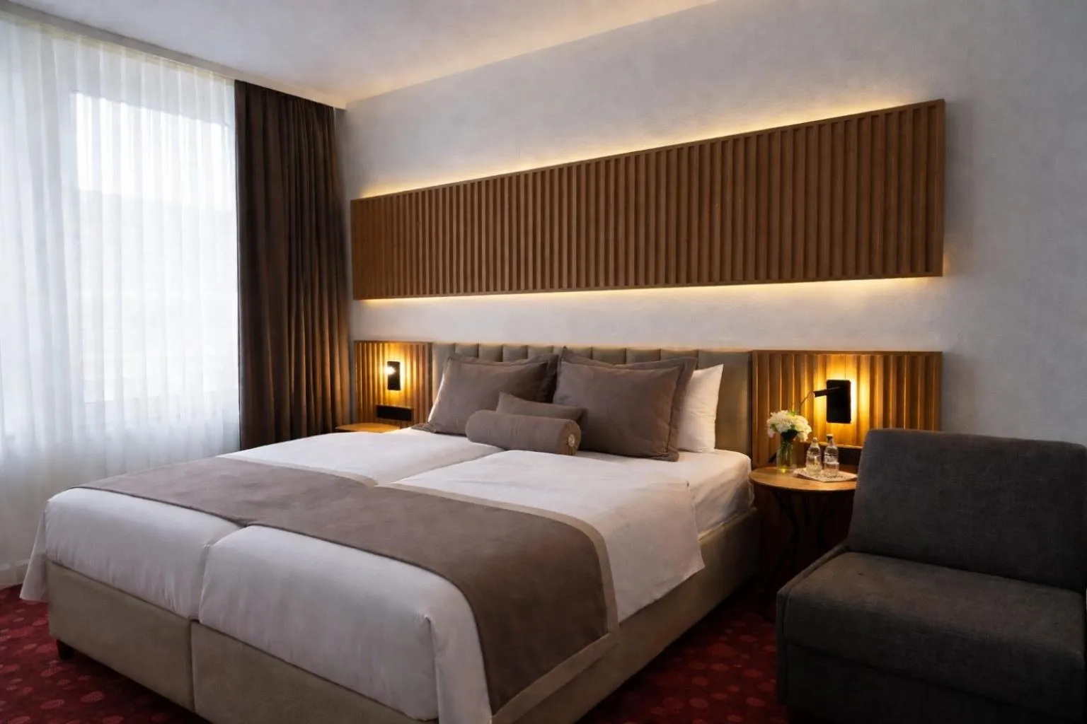 Bed in Hotel Bayer's