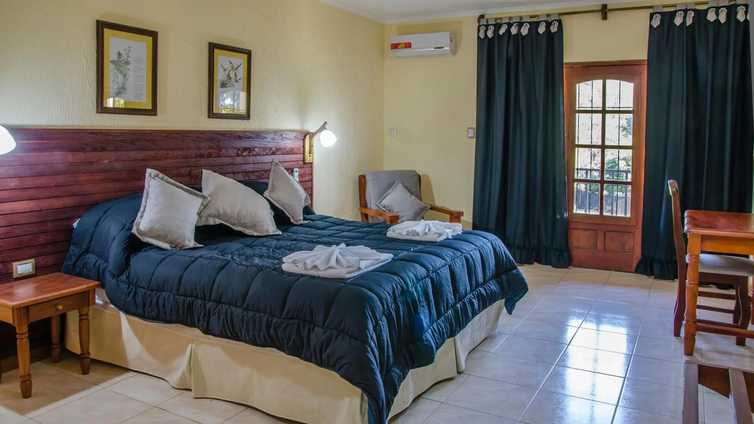 Decorative detail, Bed in Hotel Carmen Decorative detail, Bed in Hotel Carmen