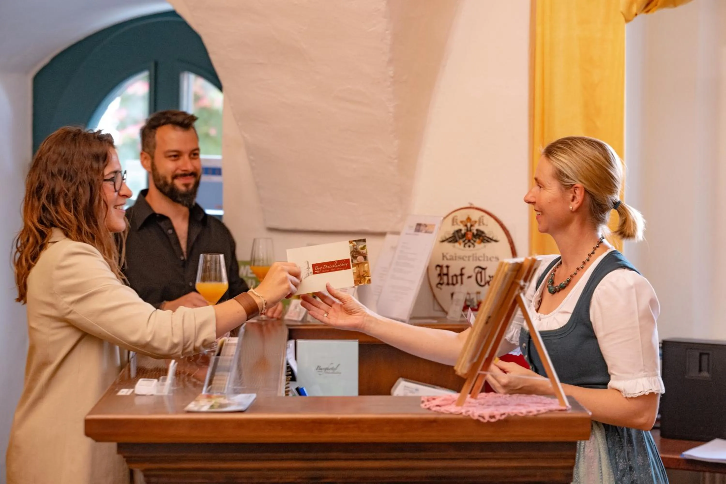 Lobby or reception in Burg Deutschlandsberg
