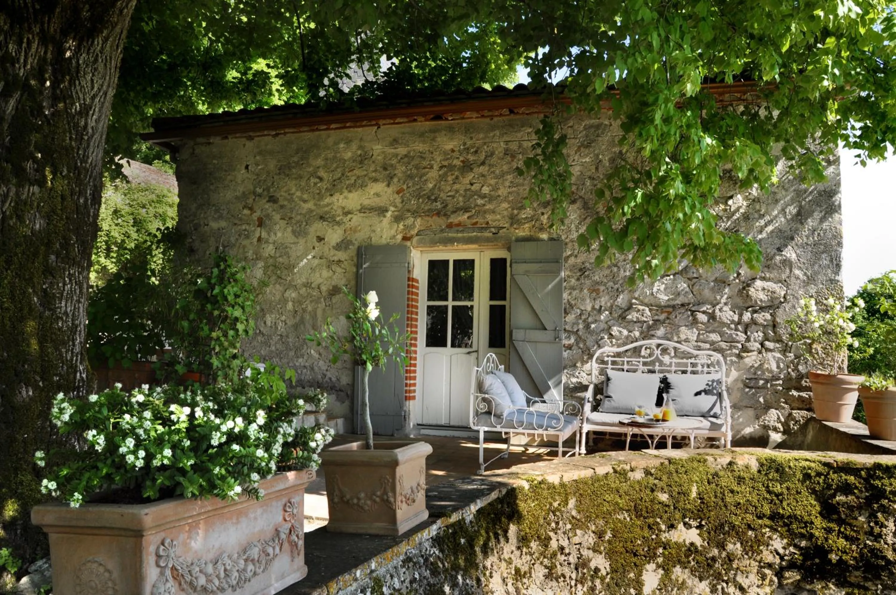Patio in Le Relais de Roquefereau