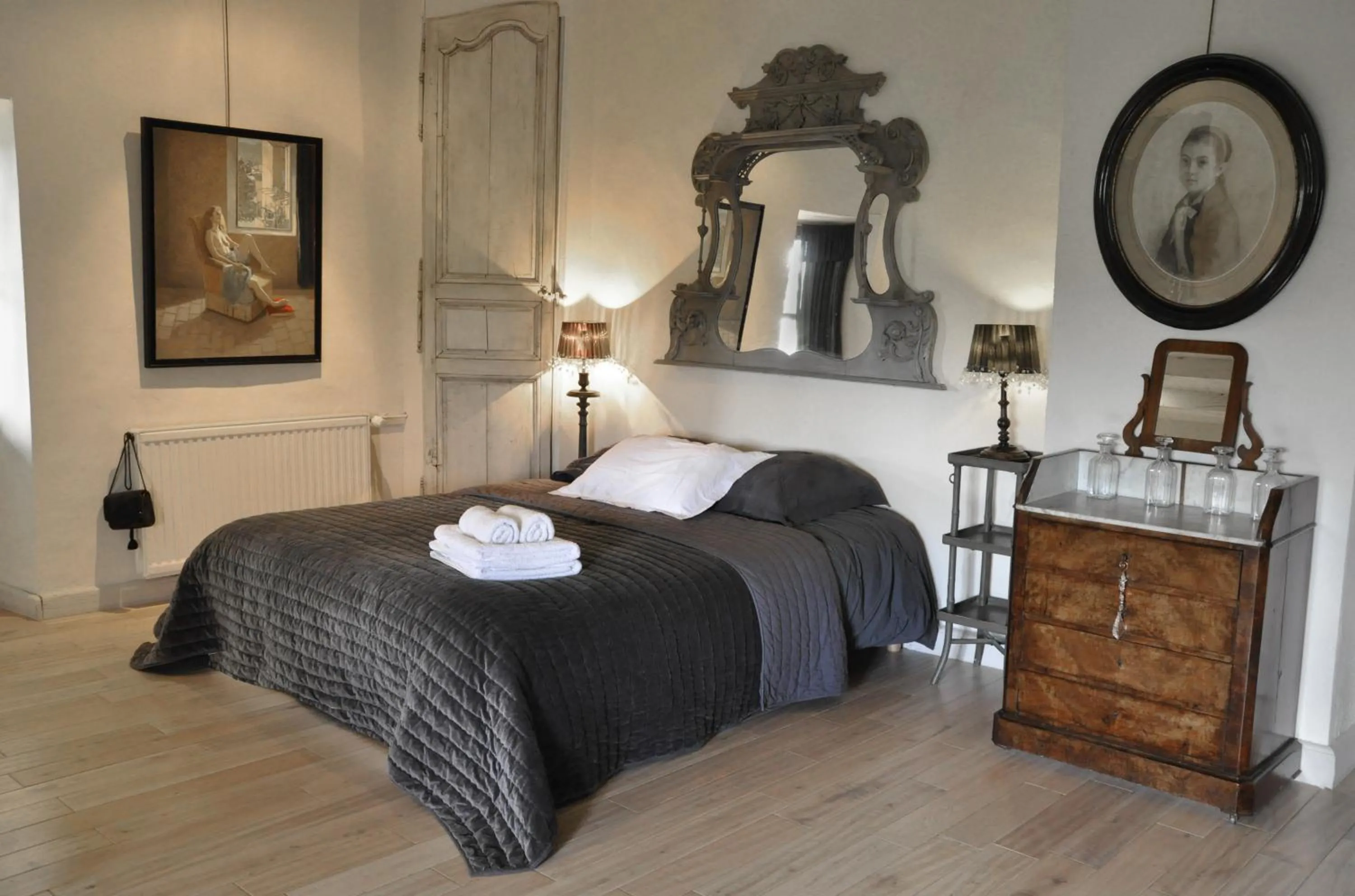Bed in Le Relais de Roquefereau