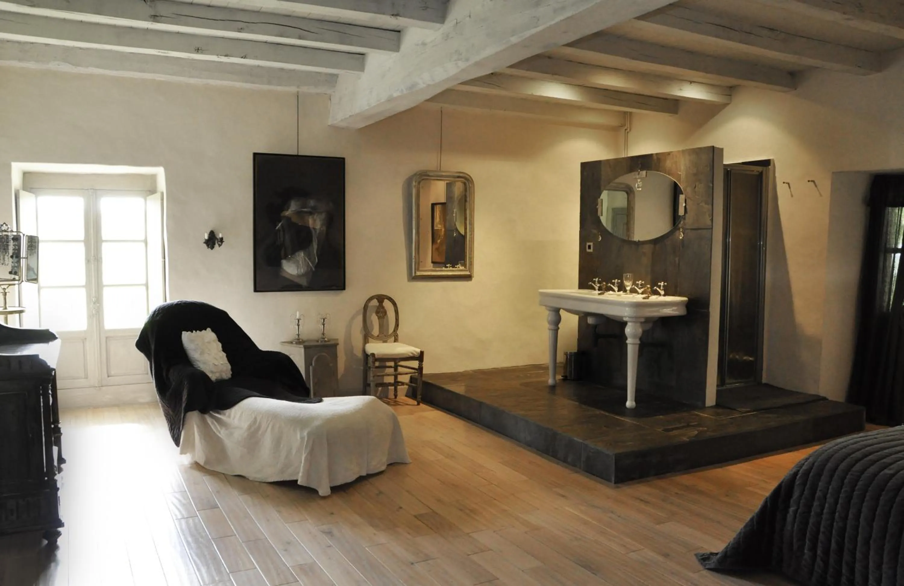 Bed in Le Relais de Roquefereau