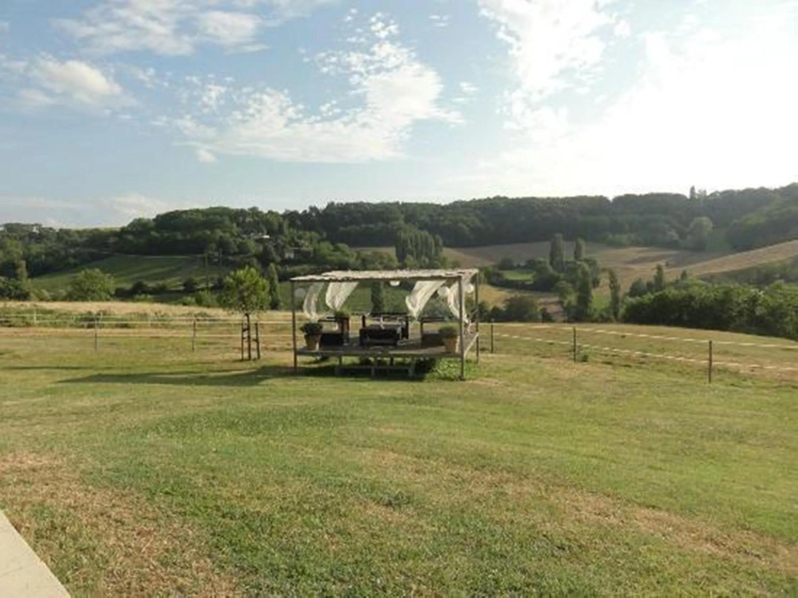 Garden view in Le Relais de Roquefereau