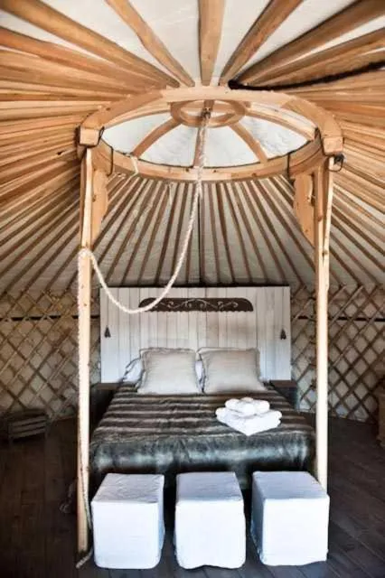 Bed in Le Relais de Roquefereau