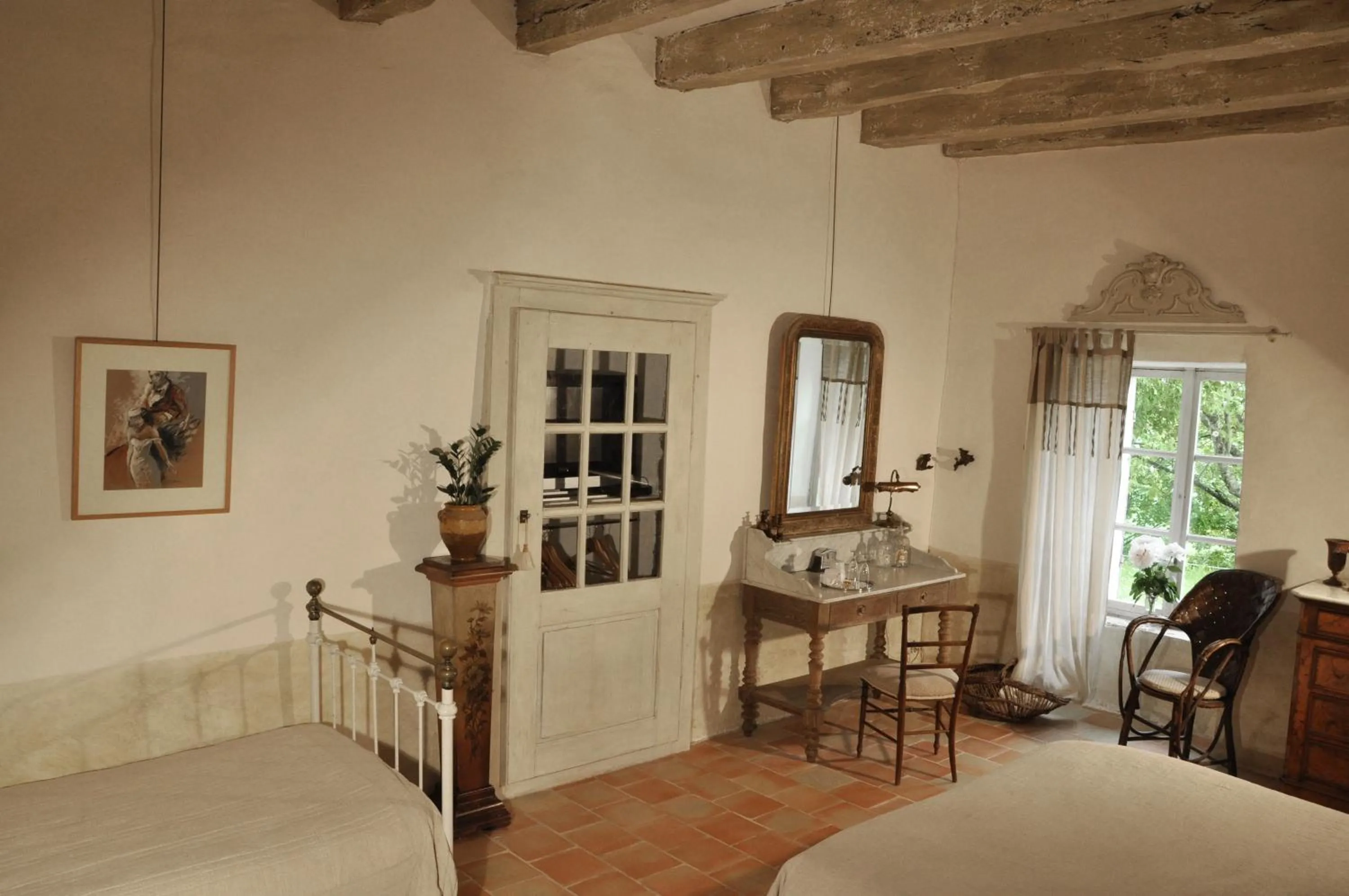 Bedroom, Bed in Le Relais de Roquefereau