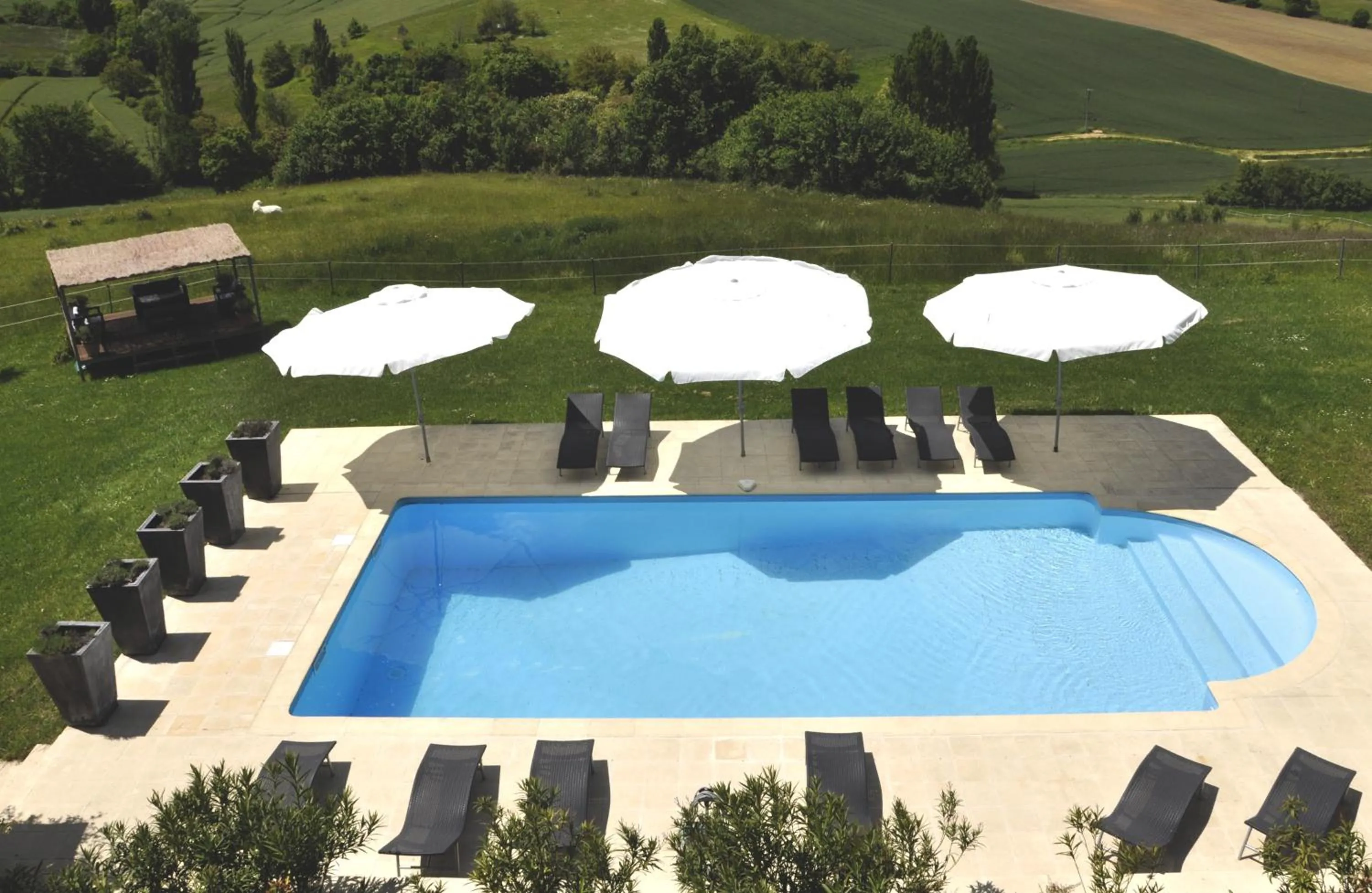 Swimming pool in Le Relais de Roquefereau