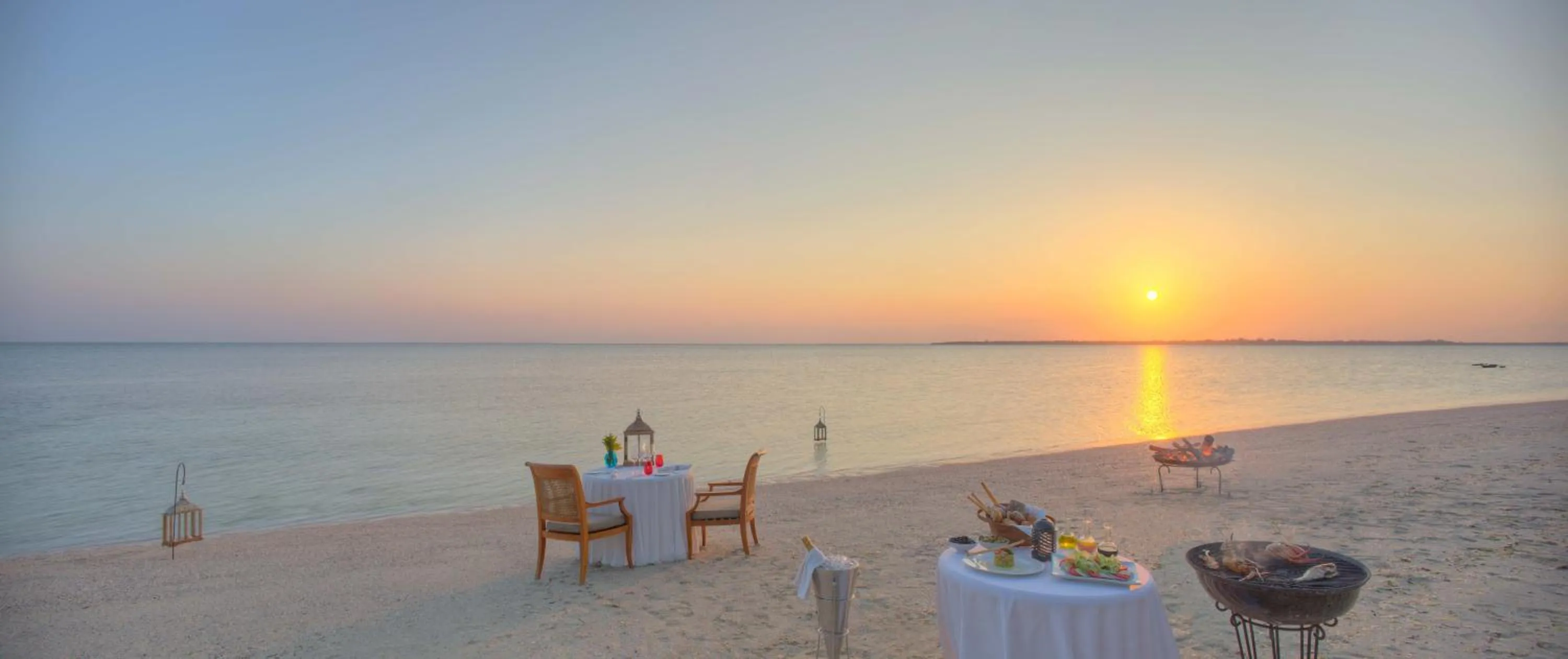 Dining area in The Residence Zanzibar