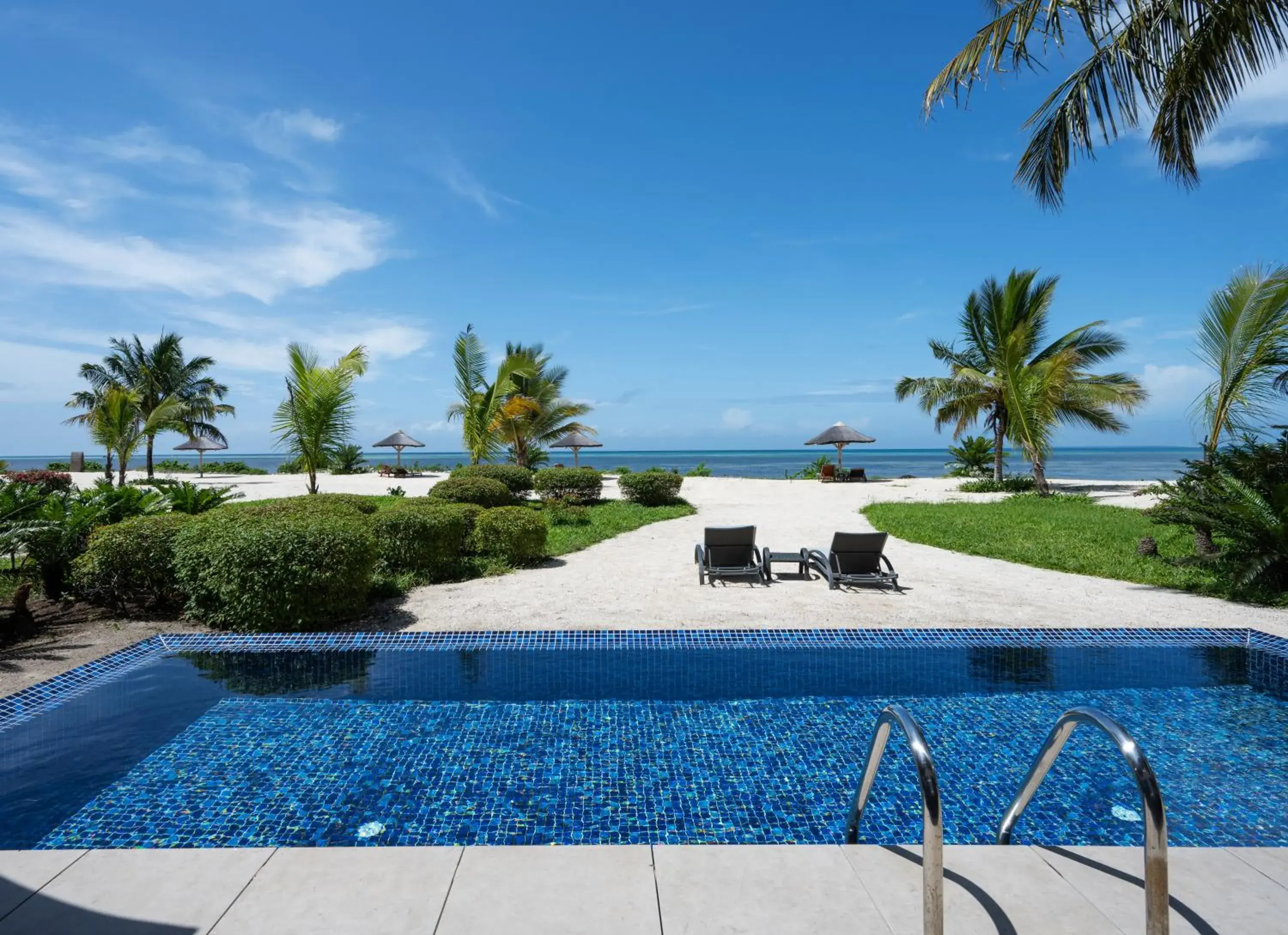 Pool view in The Residence Zanzibar Pool view in The Residence Zanzibar