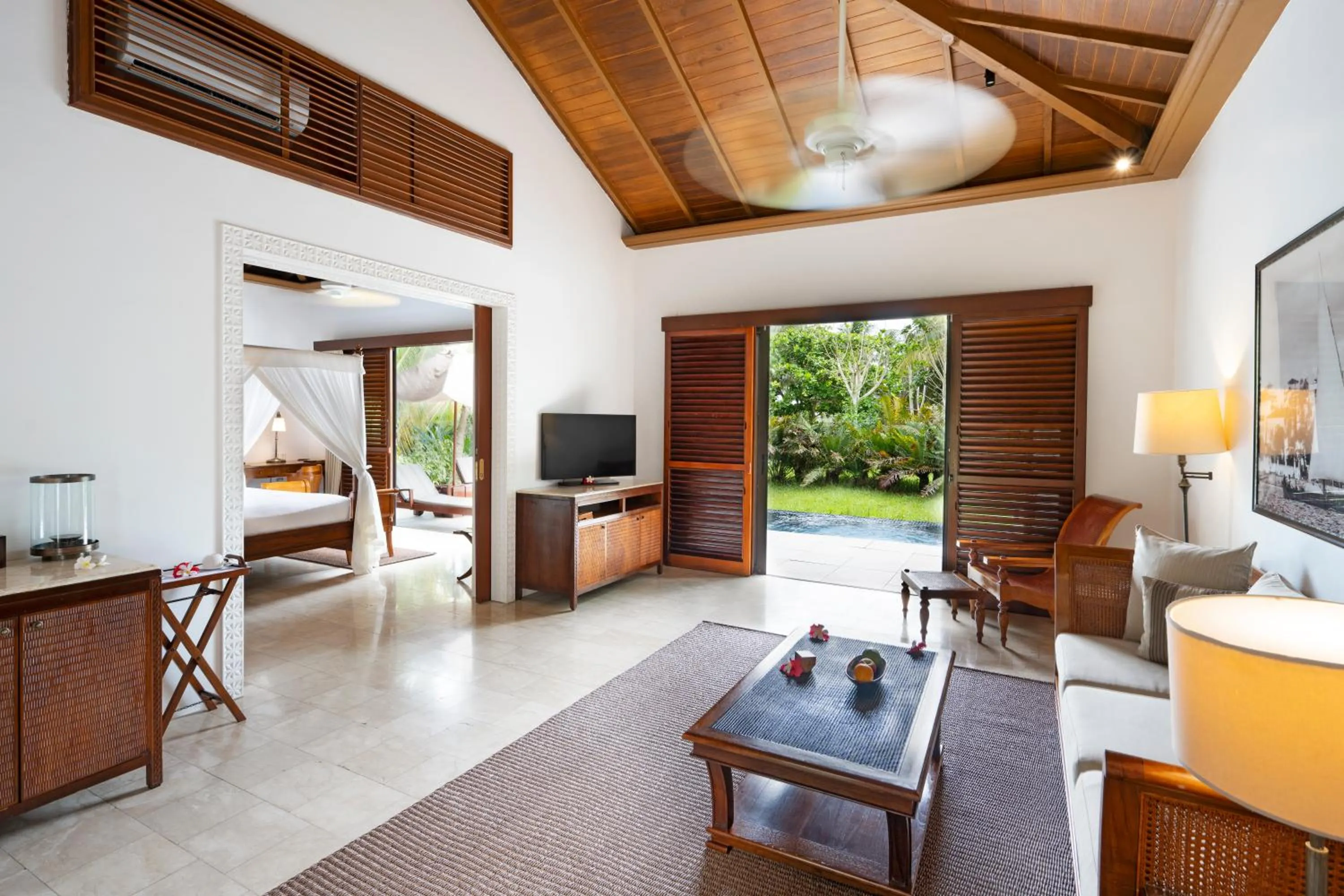 Living room in The Residence Zanzibar