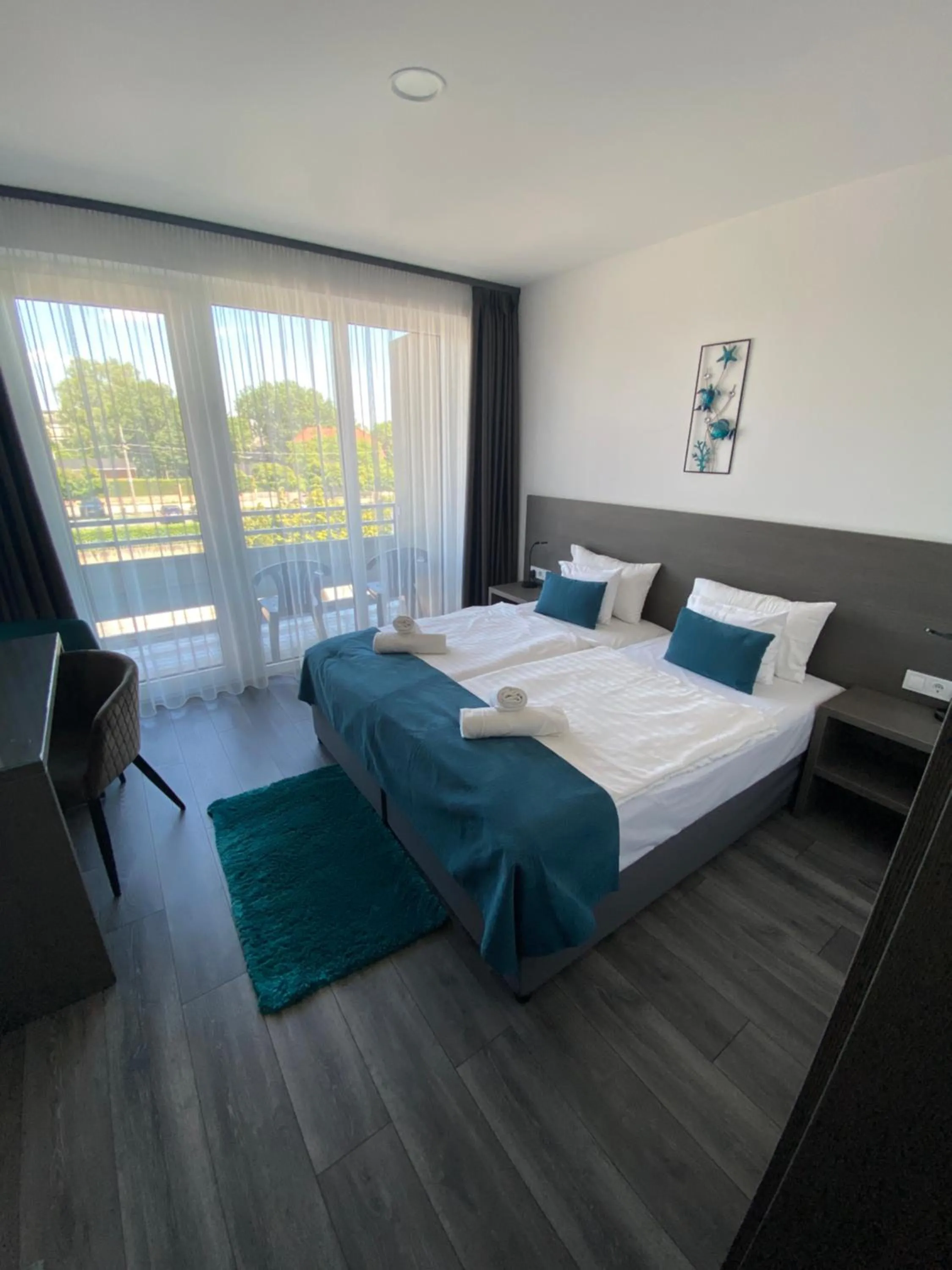 Bed in HOTEL CSOPAK Resort & Lake