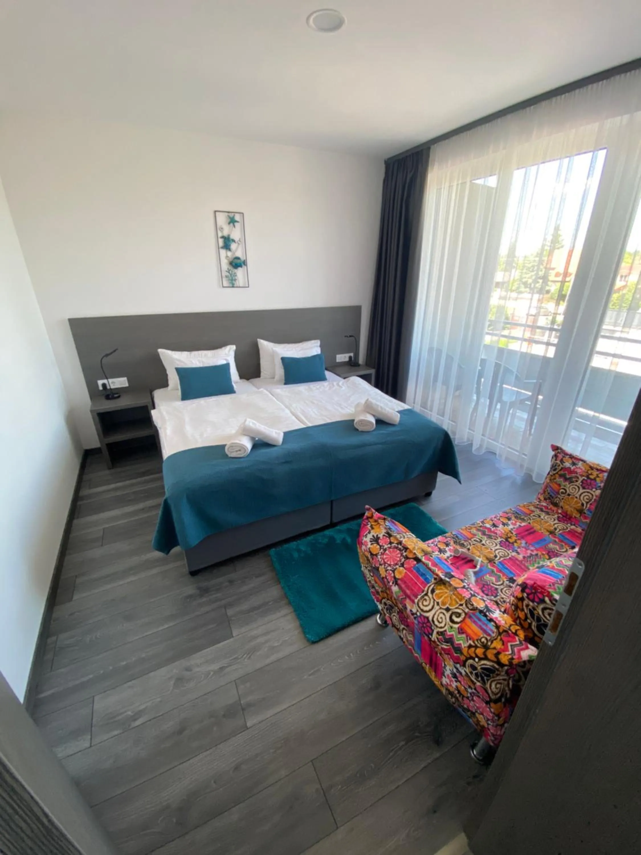 Bed in HOTEL CSOPAK Resort & Lake