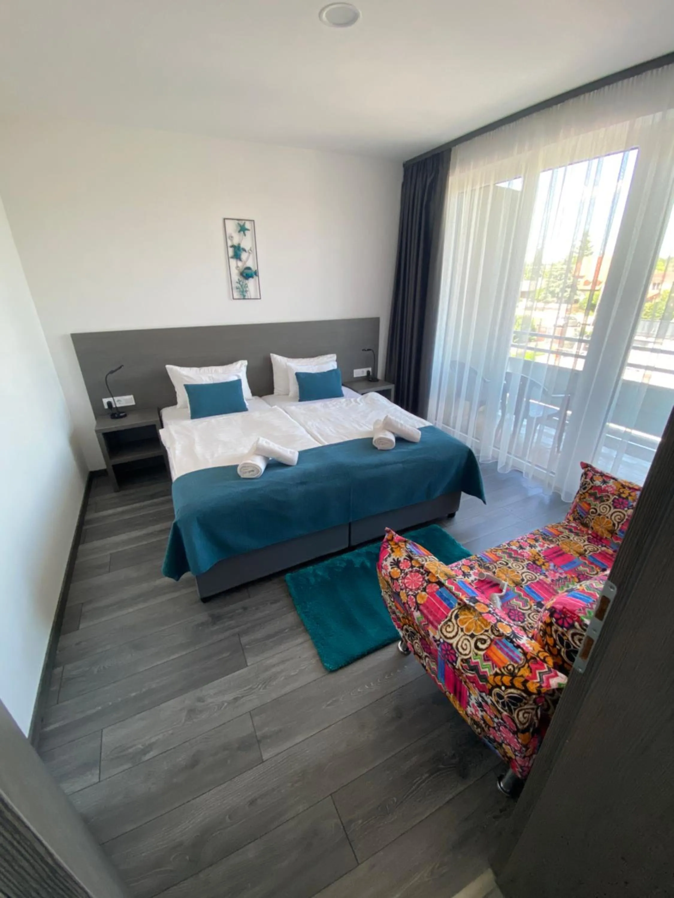 Bed in HOTEL CSOPAK Resort & Lake