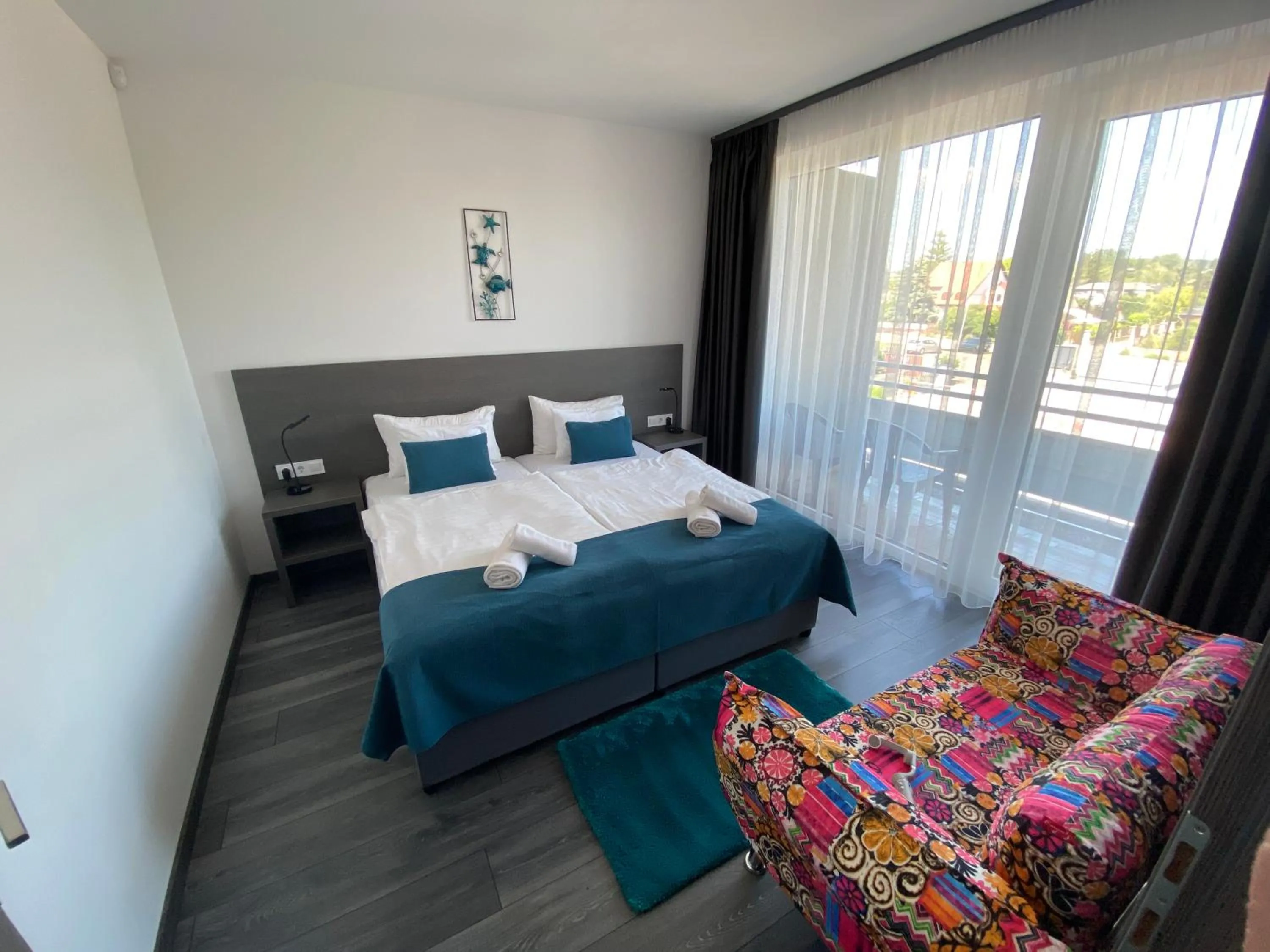 Bed in HOTEL CSOPAK Resort & Lake