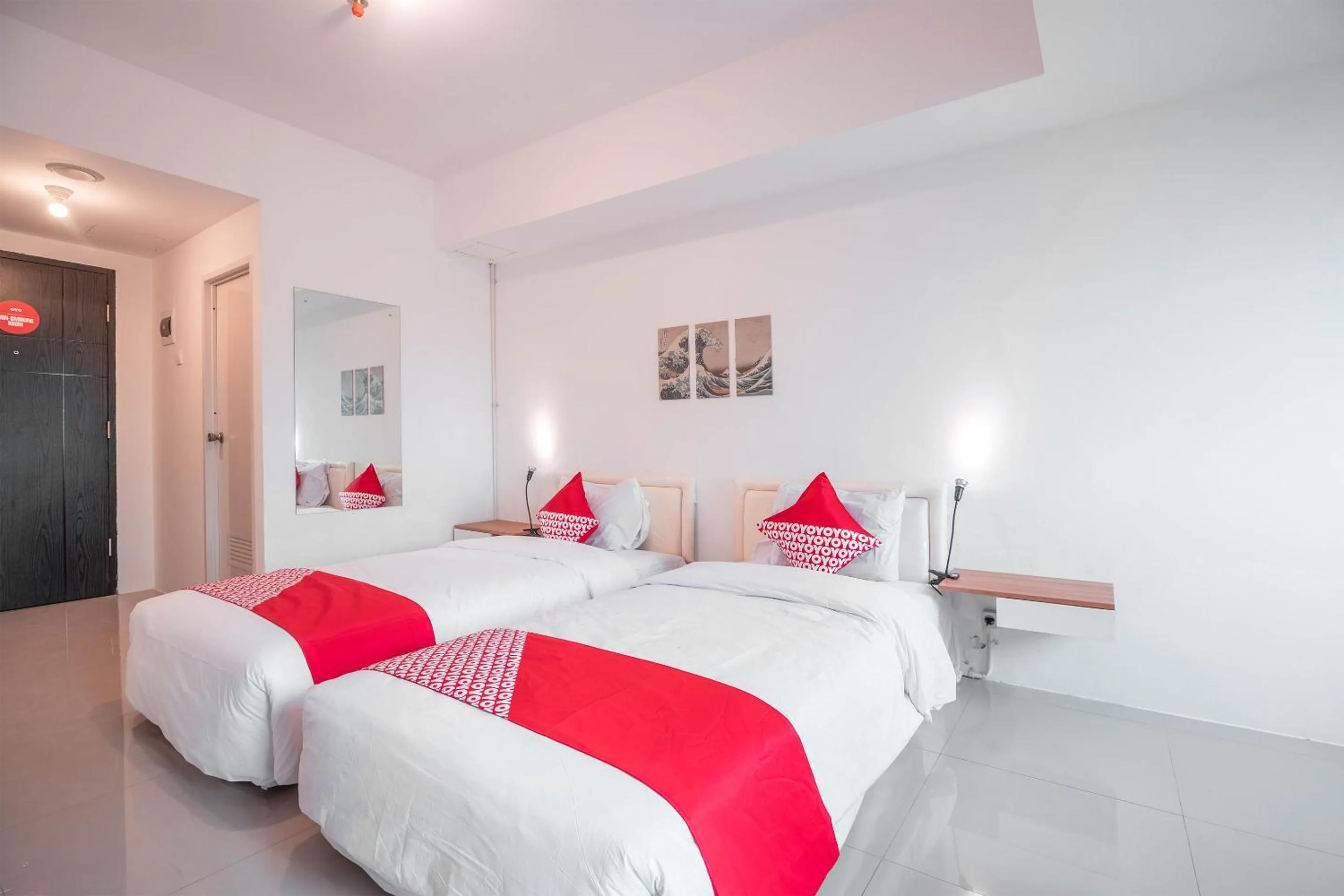 Bedroom in OYO Flagship 728 Baileys Apartment