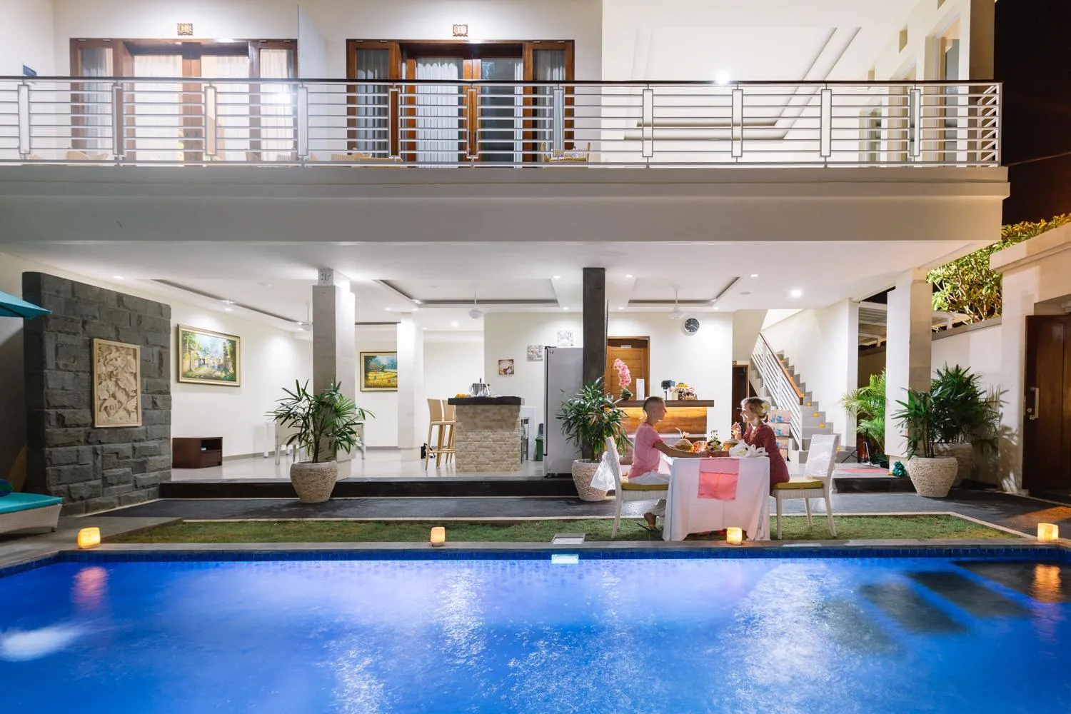 Swimming pool in Kubu Benoa Guest House