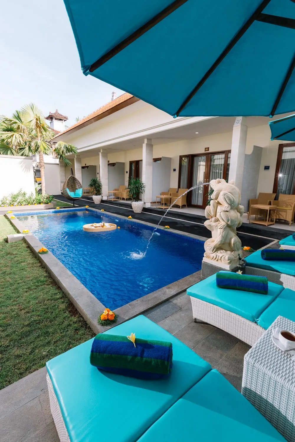 Swimming pool in Kubu Benoa Guest House