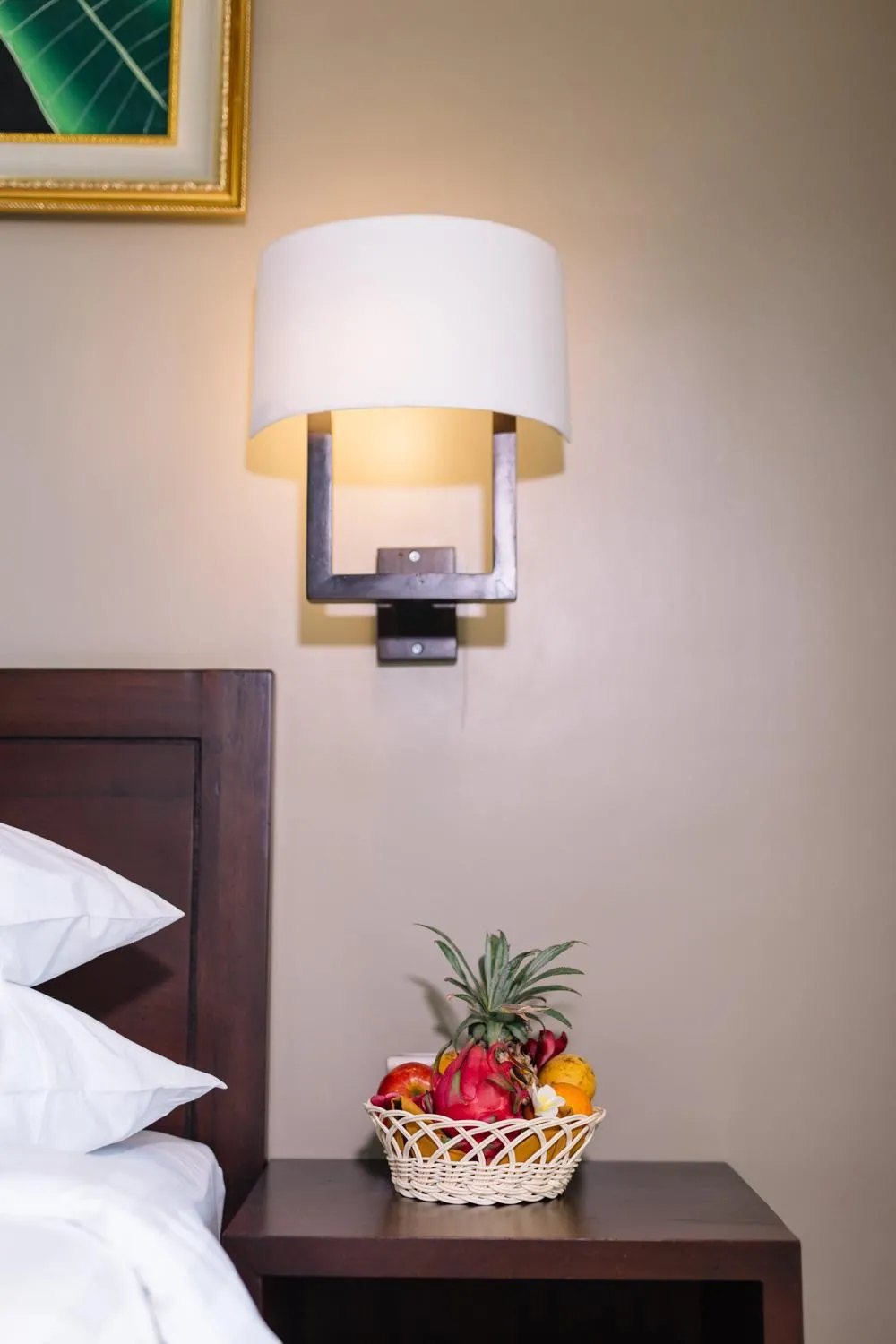 Living room, Bed in Kubu Benoa Guest House