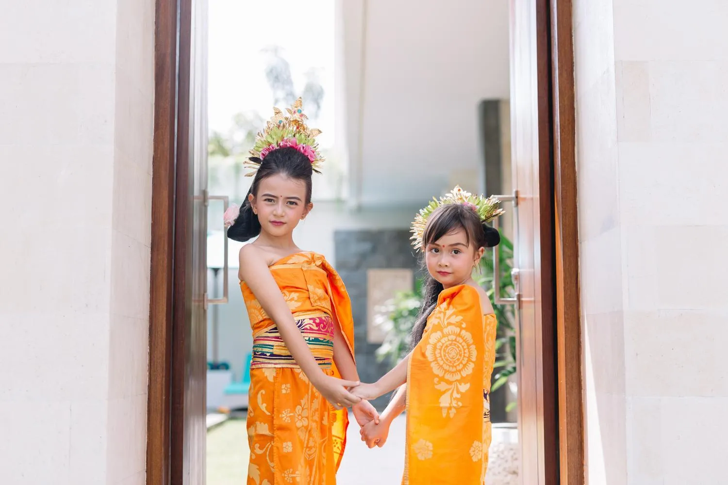 children in Kubu Benoa Guest House