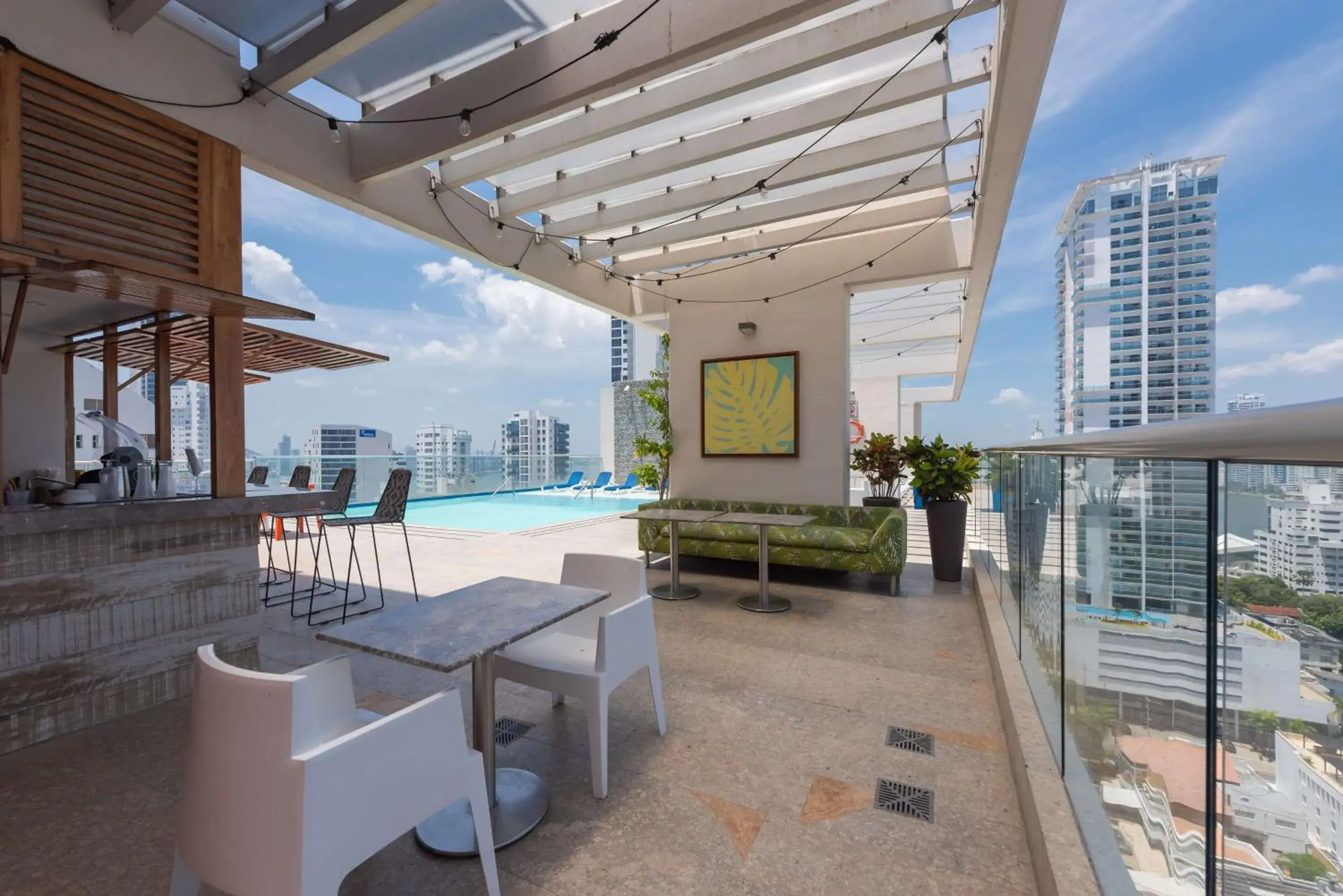 Pool view in Hampton by Hilton Cartagena Pool view in Hampton by Hilton Cartagena