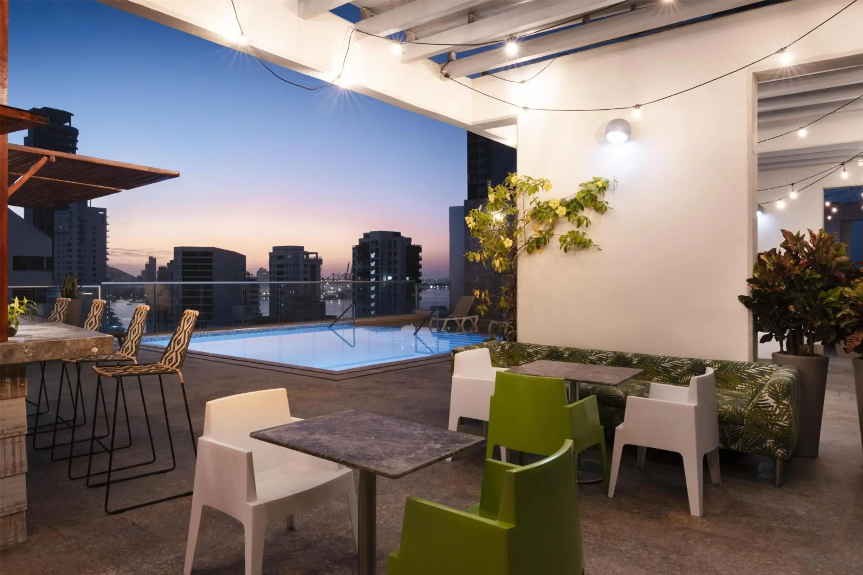 Pool view in Hampton by Hilton Cartagena Pool view in Hampton by Hilton Cartagena