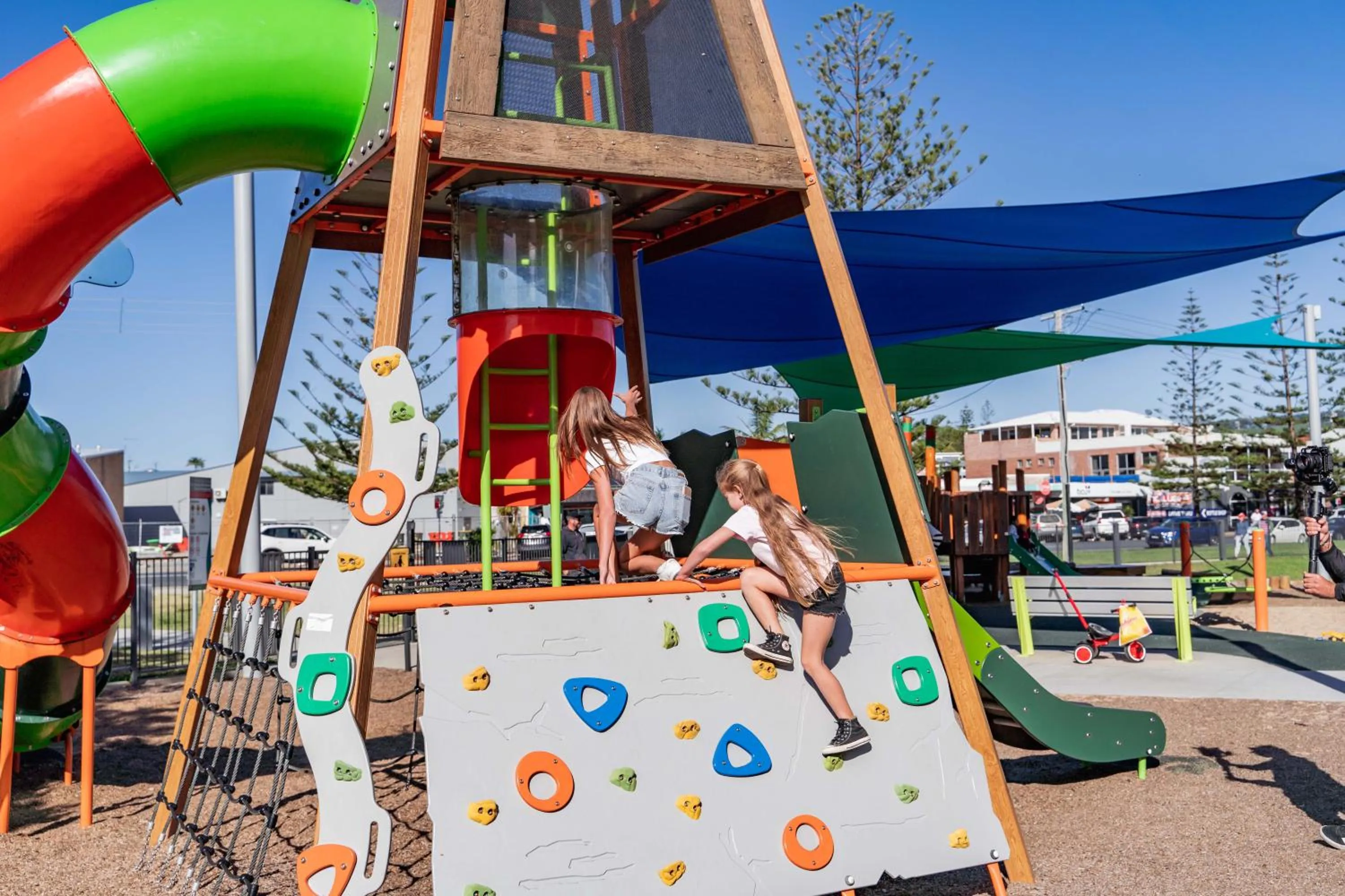Children play ground in Woolgoolga Beach Holiday Park