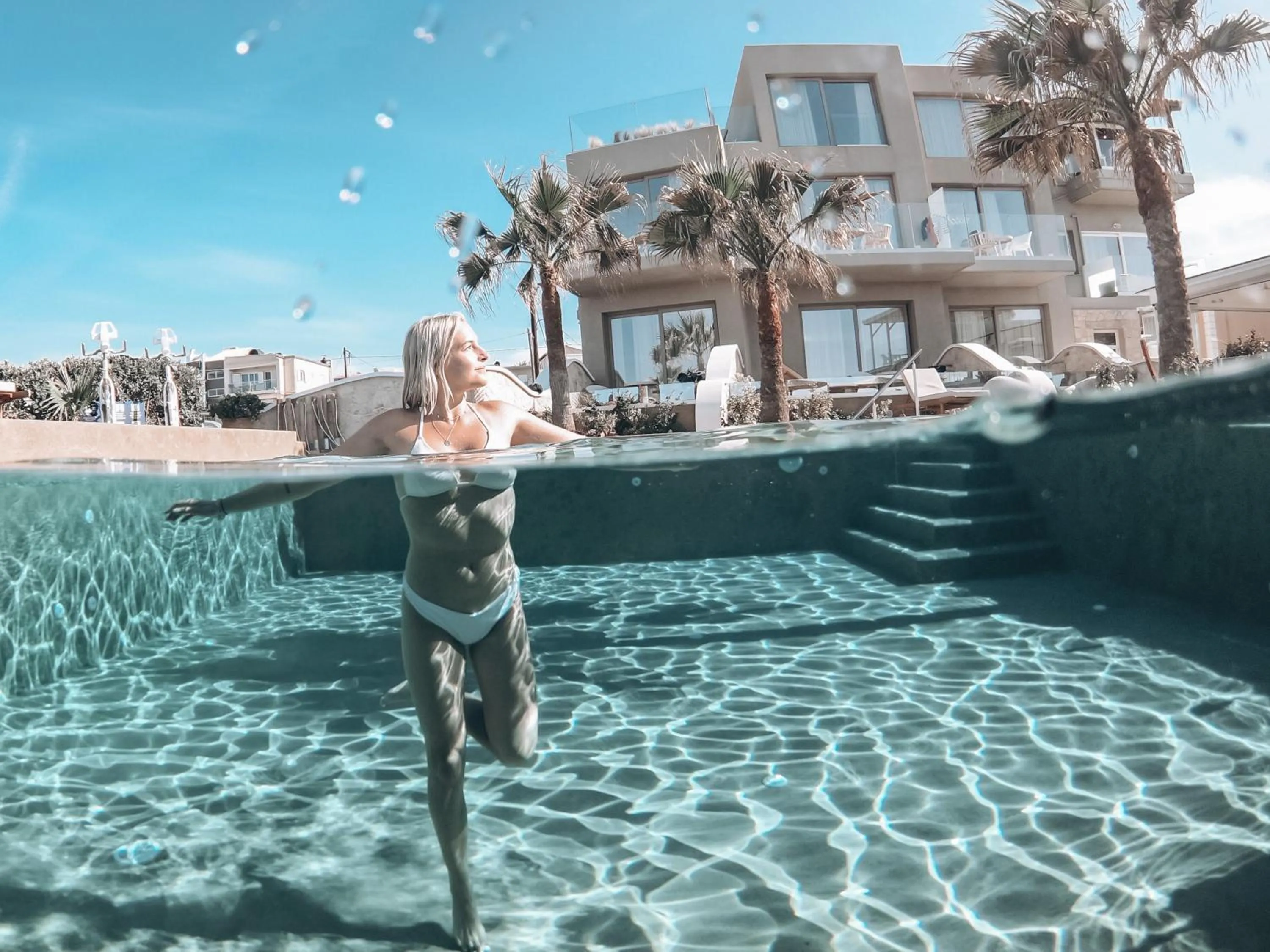 Swimming pool in Vergina Beach Hotel