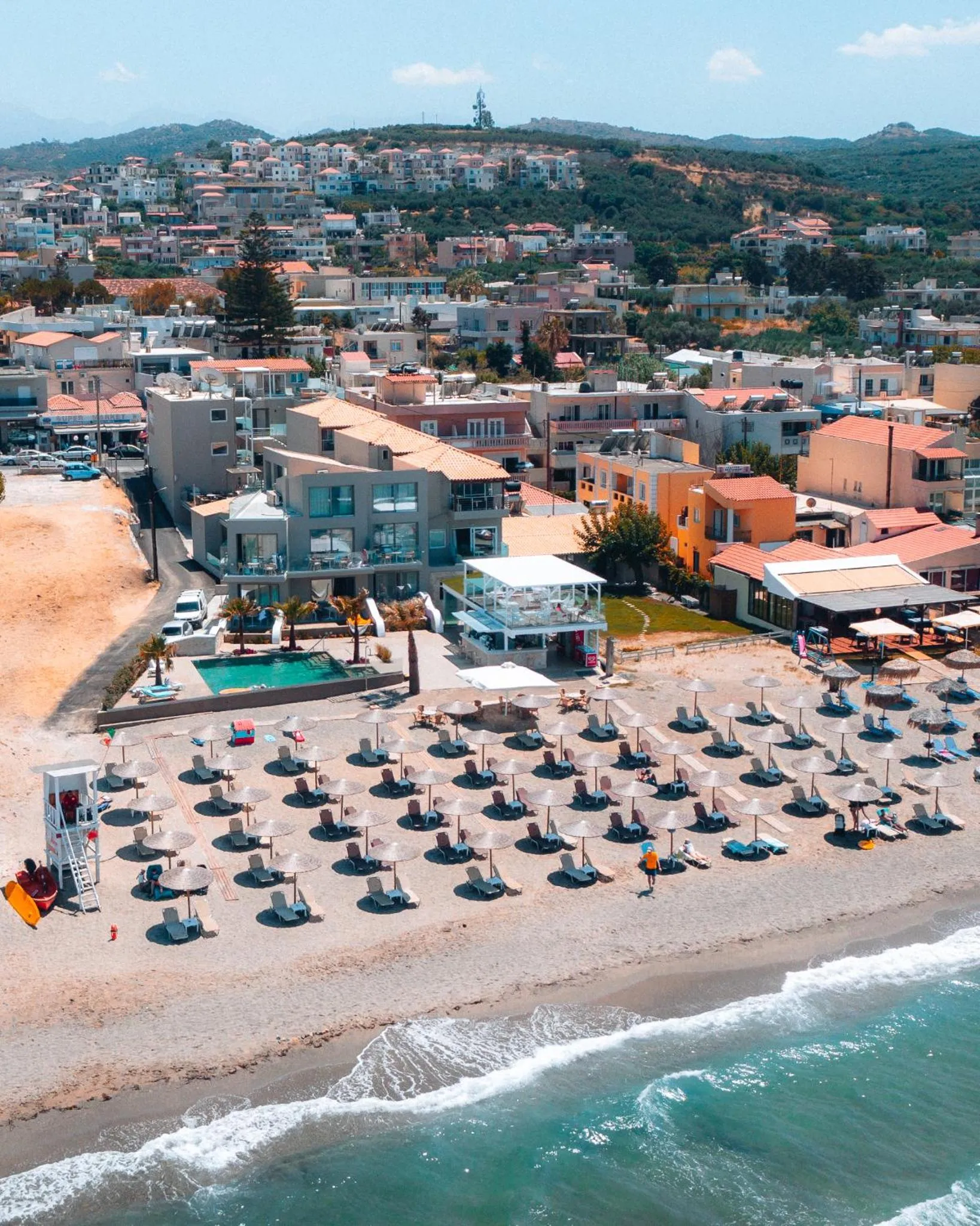 Bird's eye view in Vergina Beach Hotel